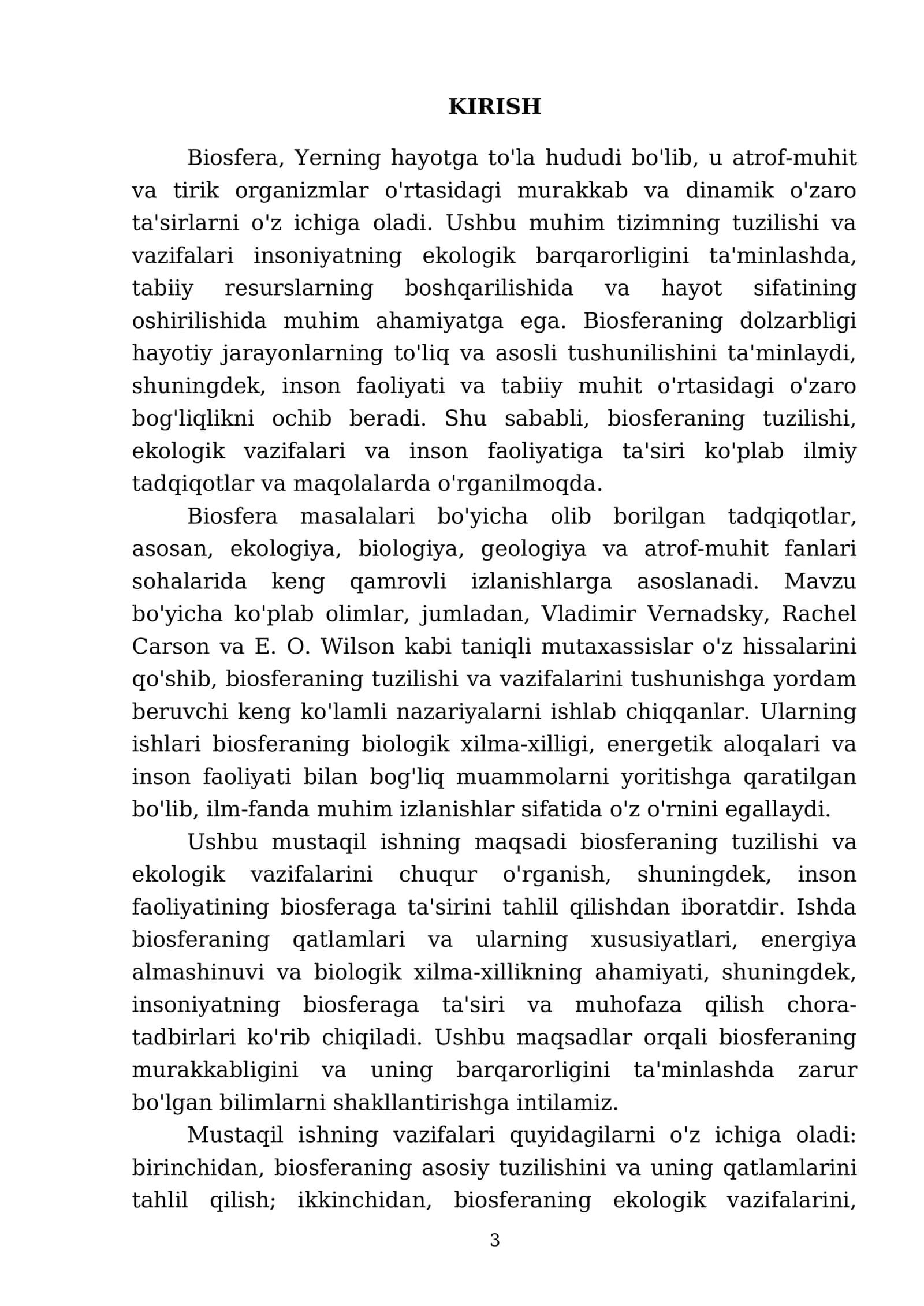 Biosferaa tuzilishi va vazifasi 3