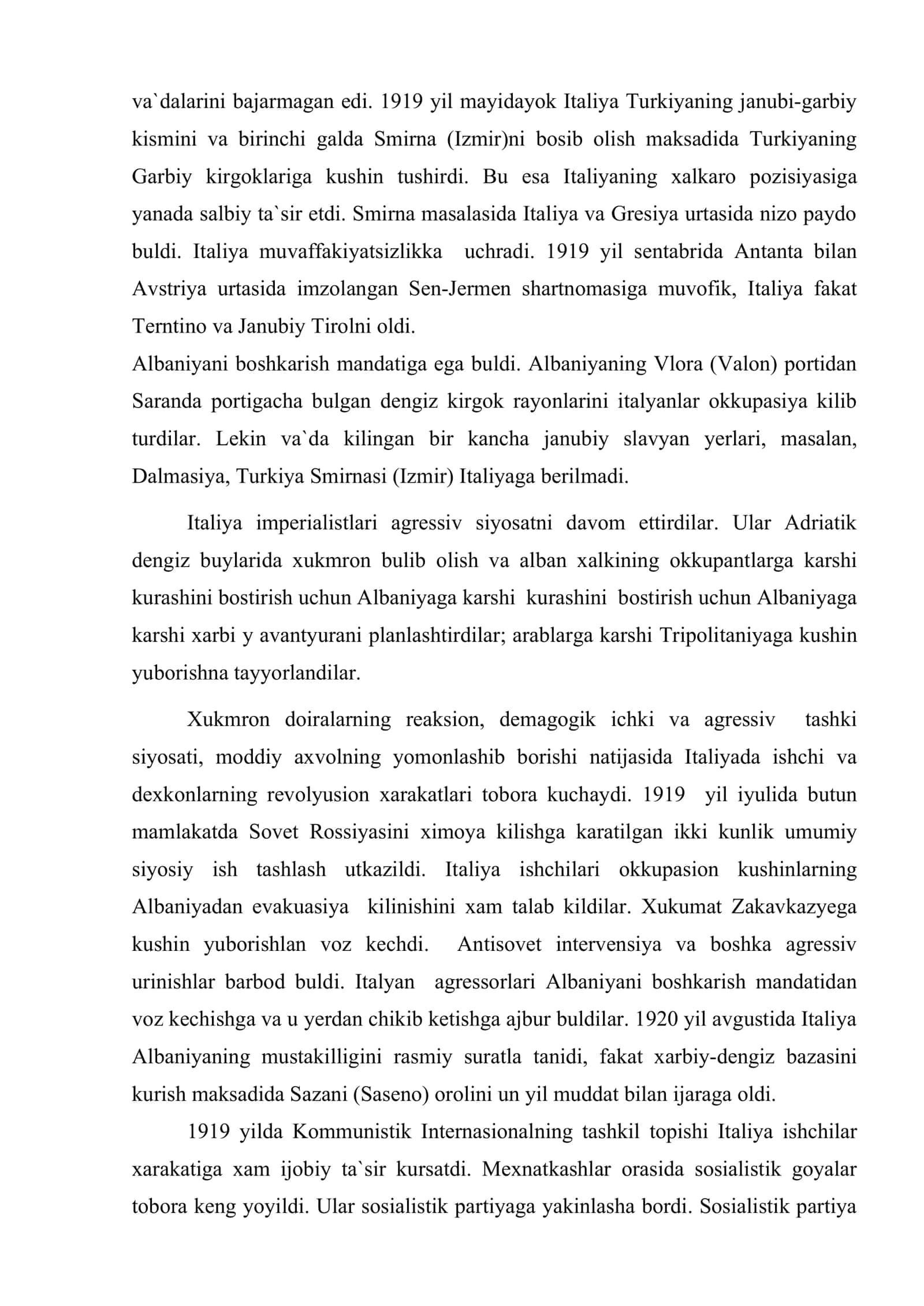 Italiya 1918 - 1945 yillarda 3