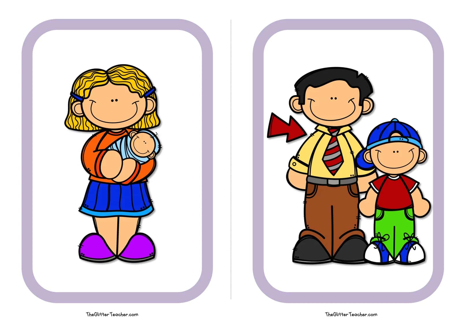 FAMILY MEMBERS FLASH CARDS 3
