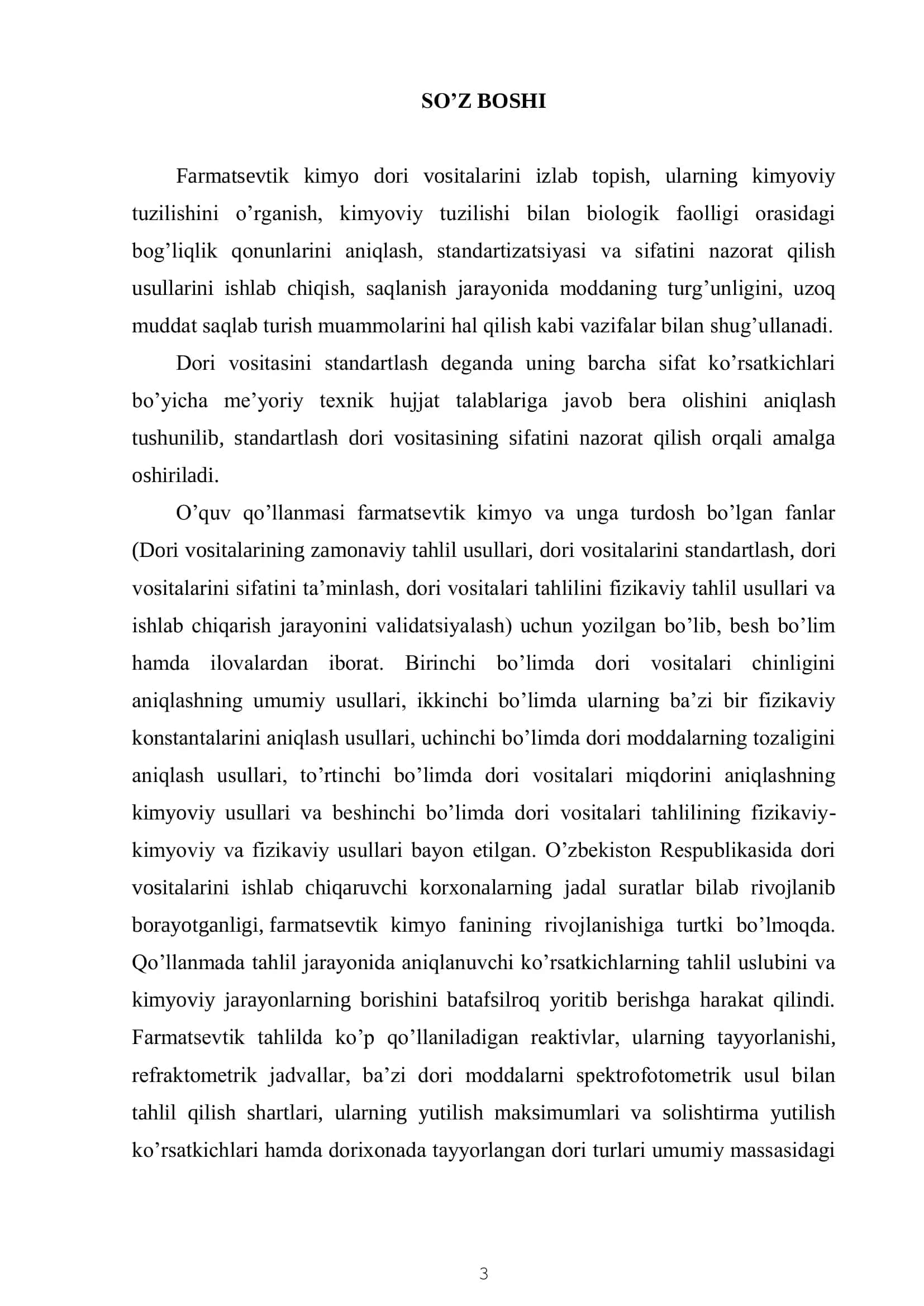 Farmatsevtik kimyo 3