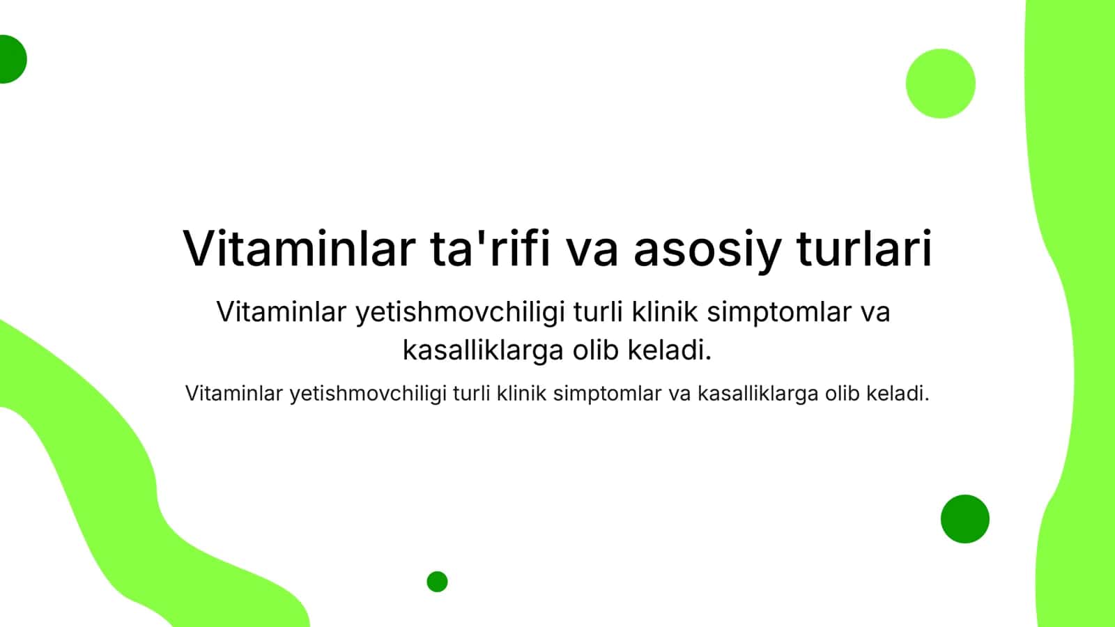 Vitaminlar, kofermentlar va temir preparatlarinin farmakologiya si 3
