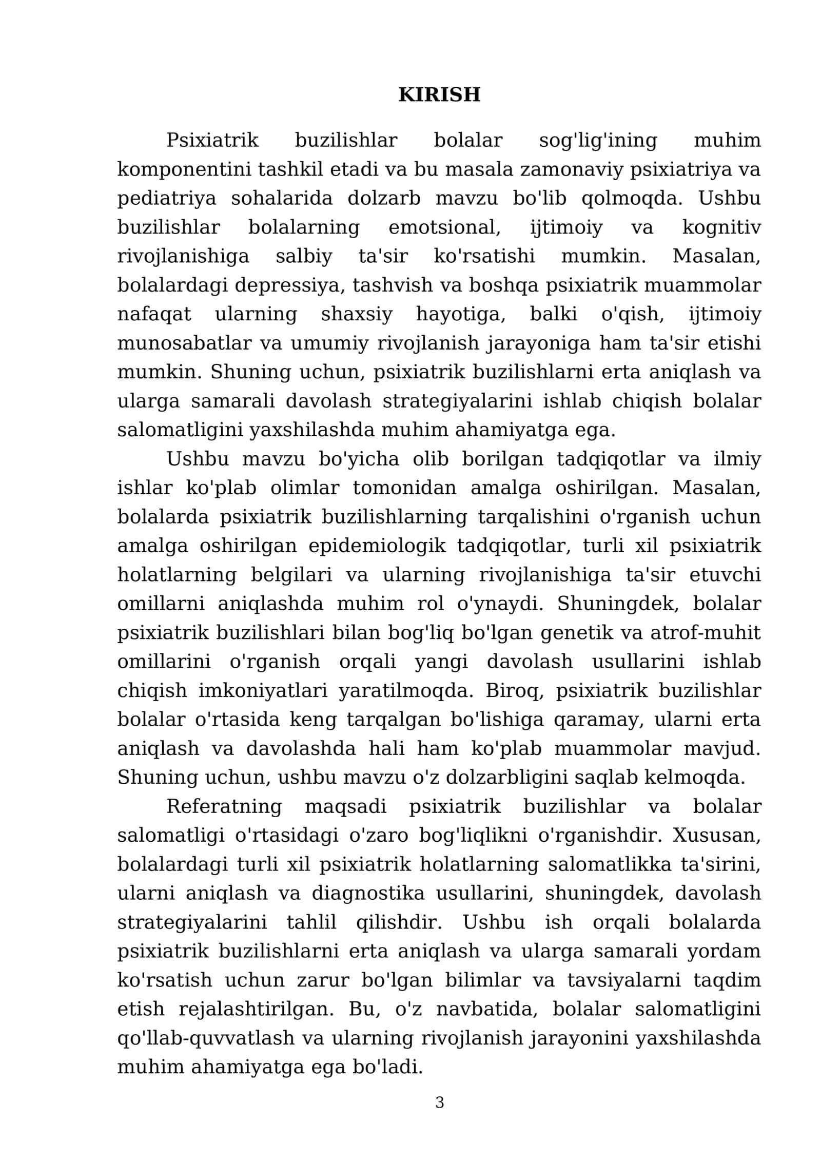 Psixiatrik buzilishlar va bolalar salomatligi 3