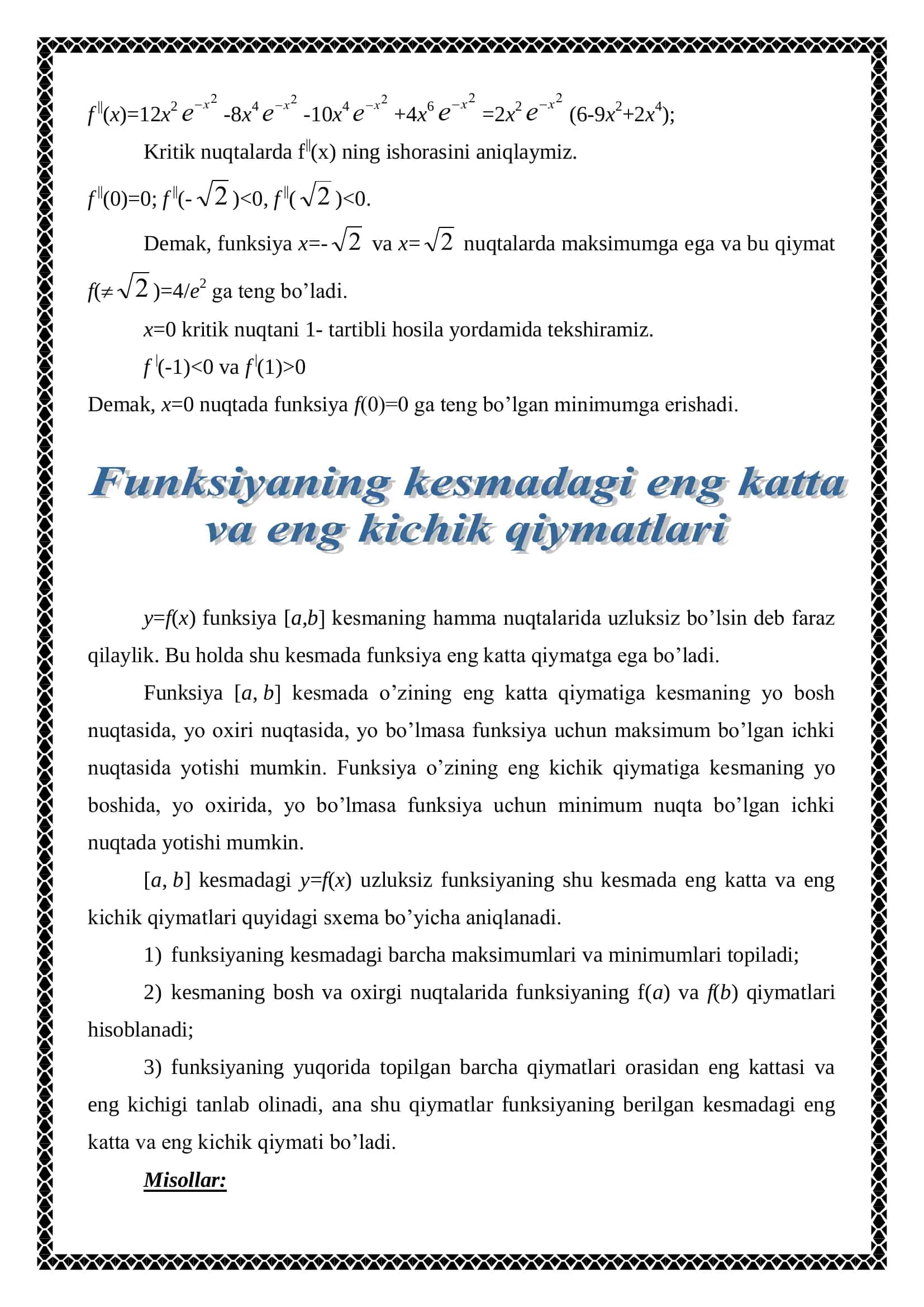 MAVZU: Bajardi: Rustamov K. Tekshirdi: AxmedovH. Toshkent 2015 3
