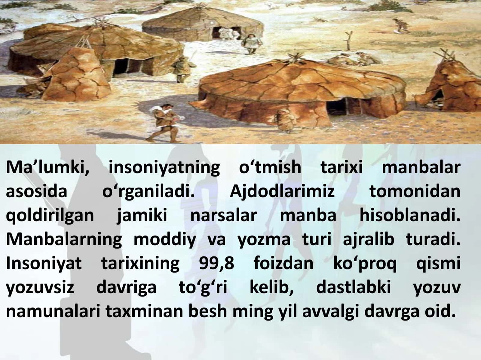 Arxeologiya: Ma’lumotlar bazasi 3