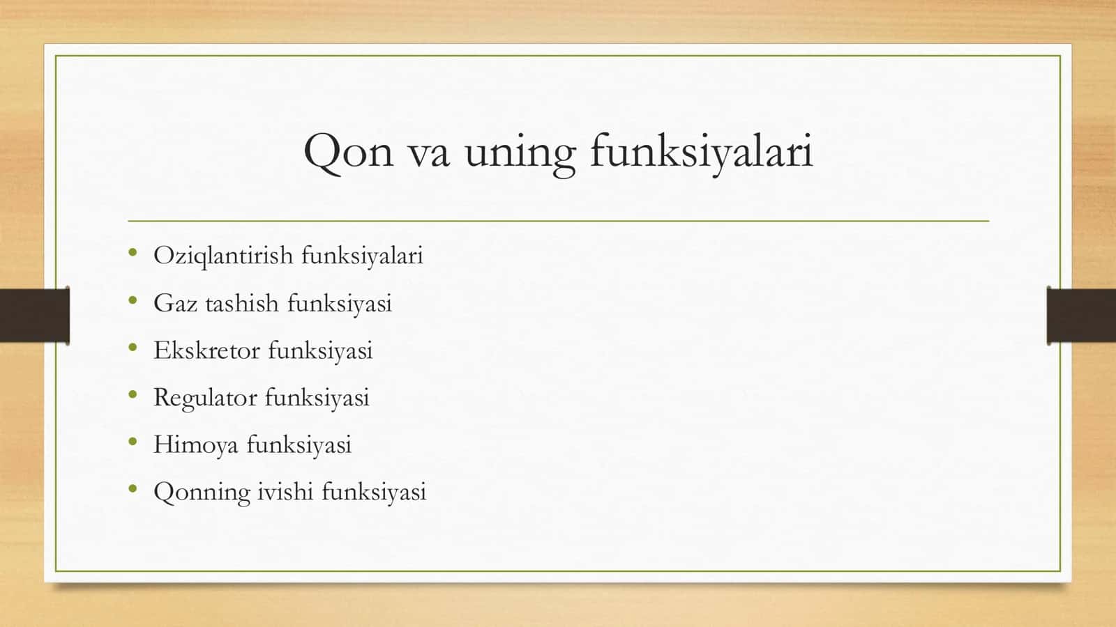 Organizmdagi biologik suyuqliklar.qonning fizikaviy va kimyoviy xossalari 3