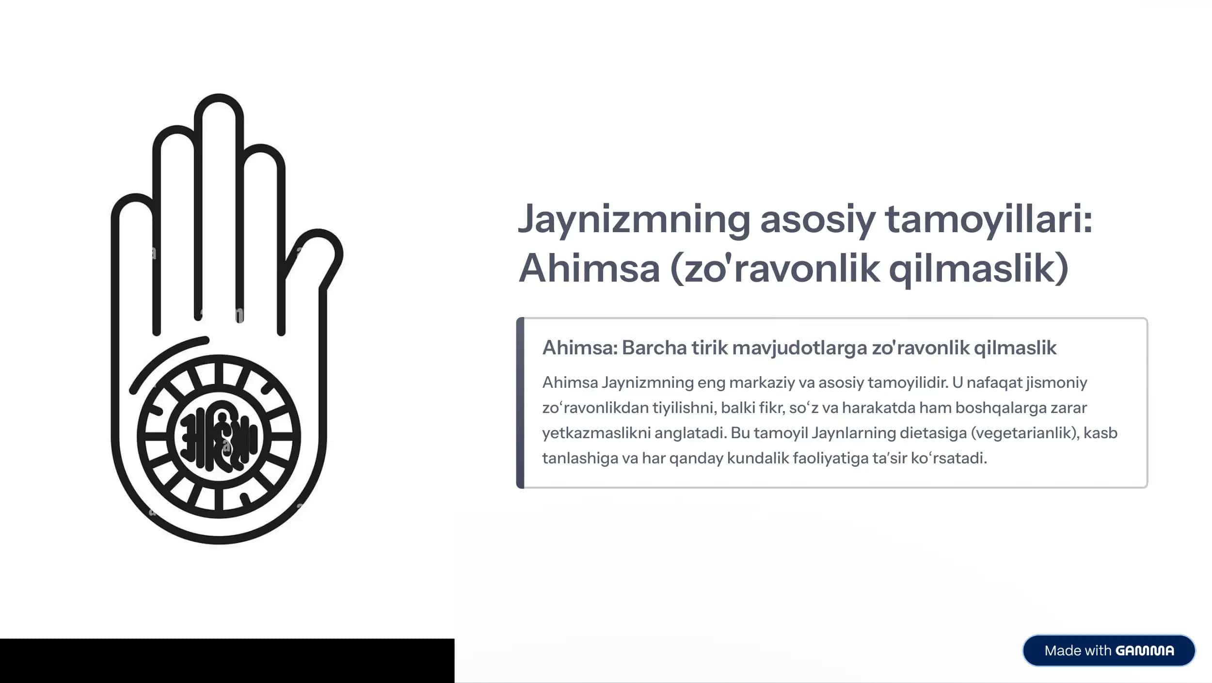 Jaynizm dini va uning asosiy g'oyalari 3