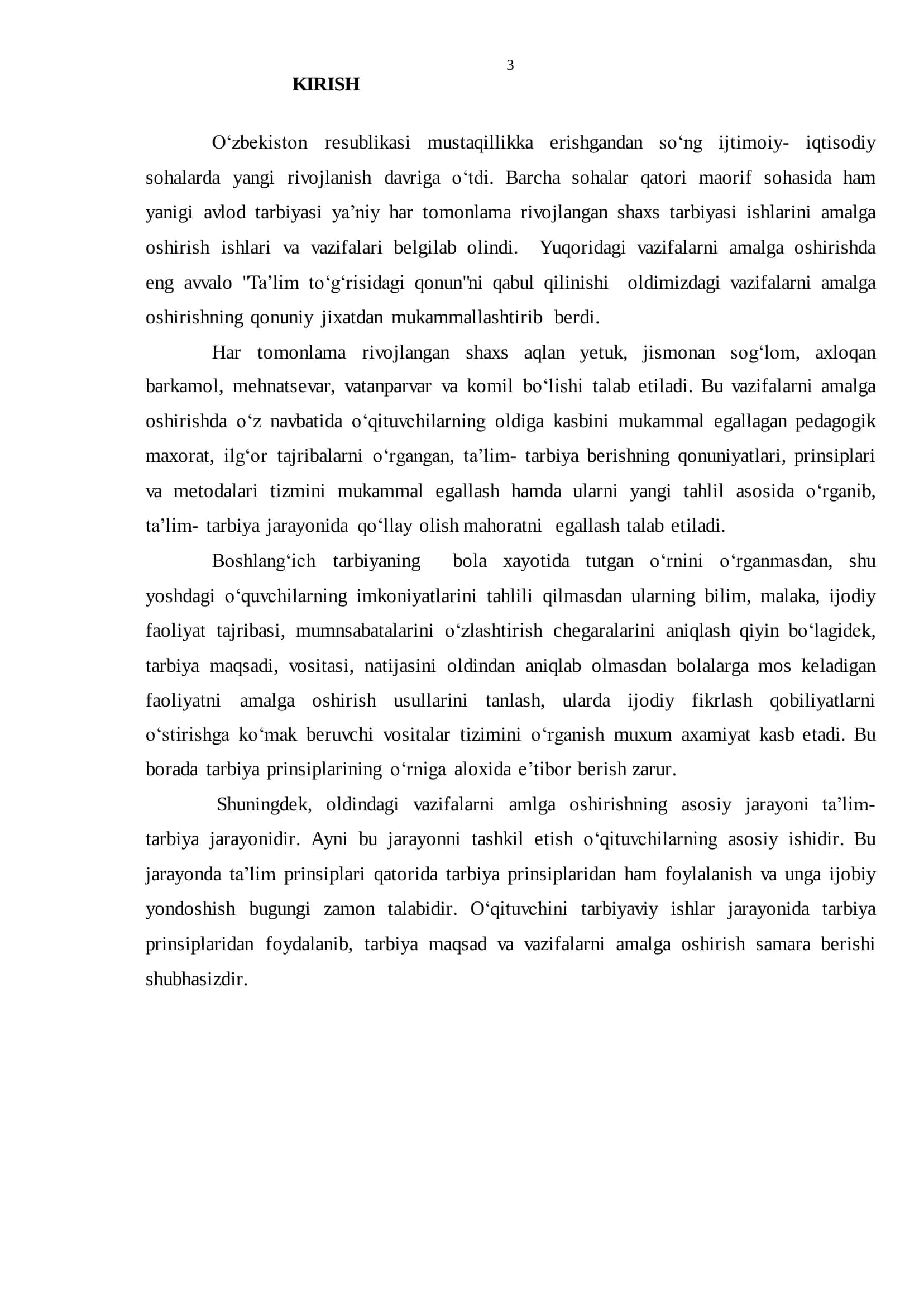 Boshlang„ich sinf o„quvchilari o„quv-biluv faoliyatini shakllantirishning didaktik asoslari 3