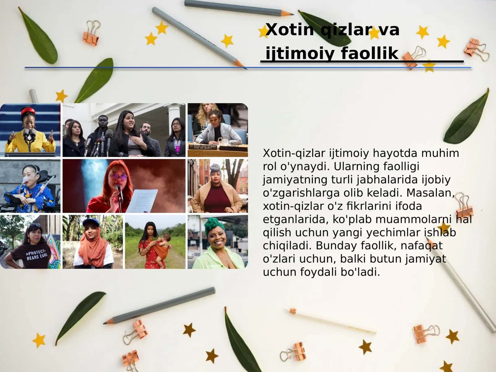 Xotin qizlar va ijtimoiy faollik 3