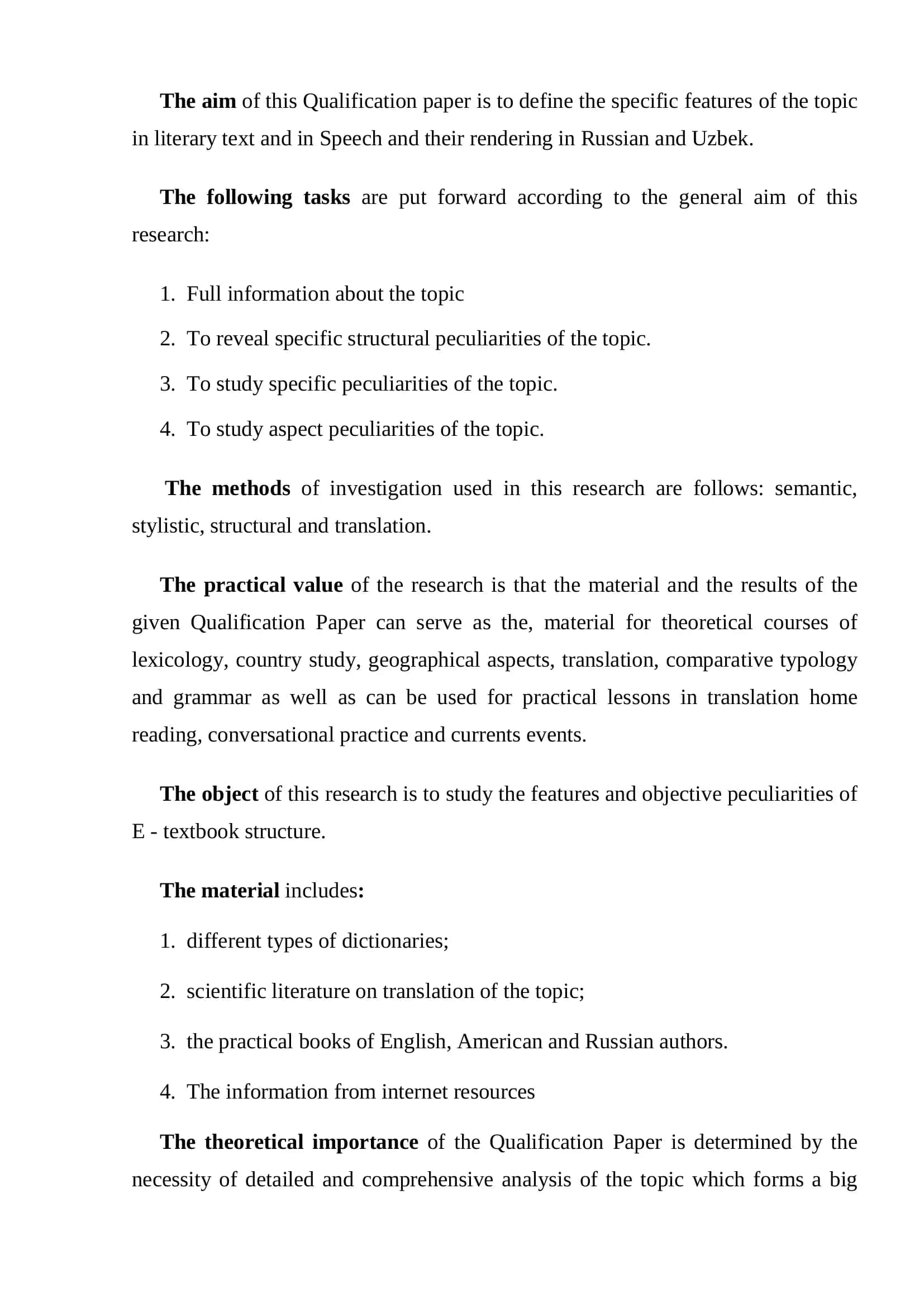 Structure of the E – book on the topic “Sport in Uzbekistan” 3