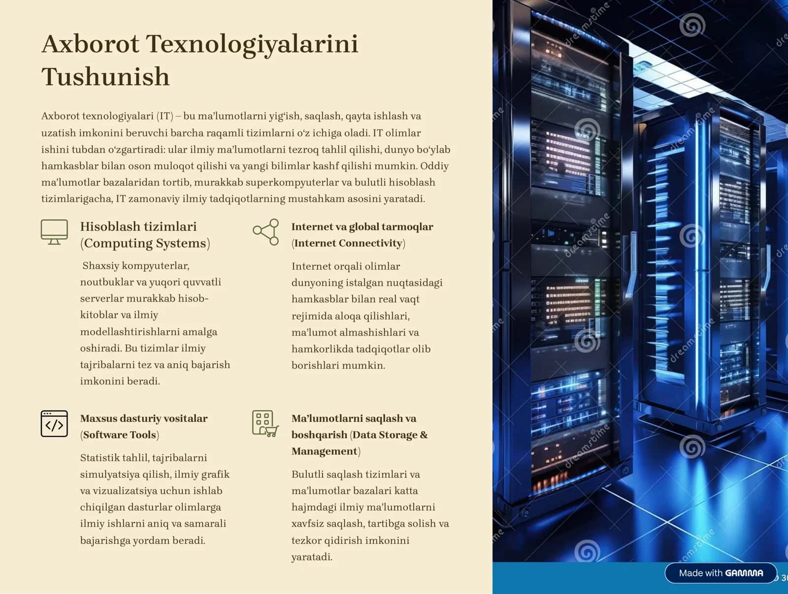 Ilm-fan taraqqiyotida axborot texnologiyalarining ahamiyati 3