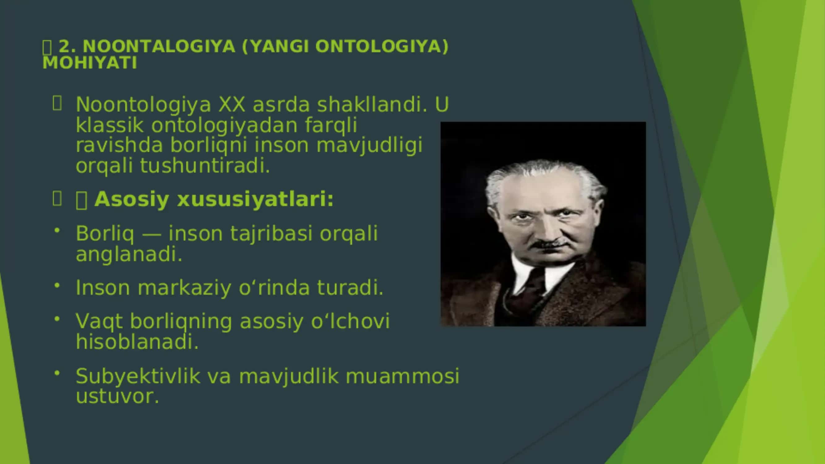 Falsafadan mustaqil ish 3