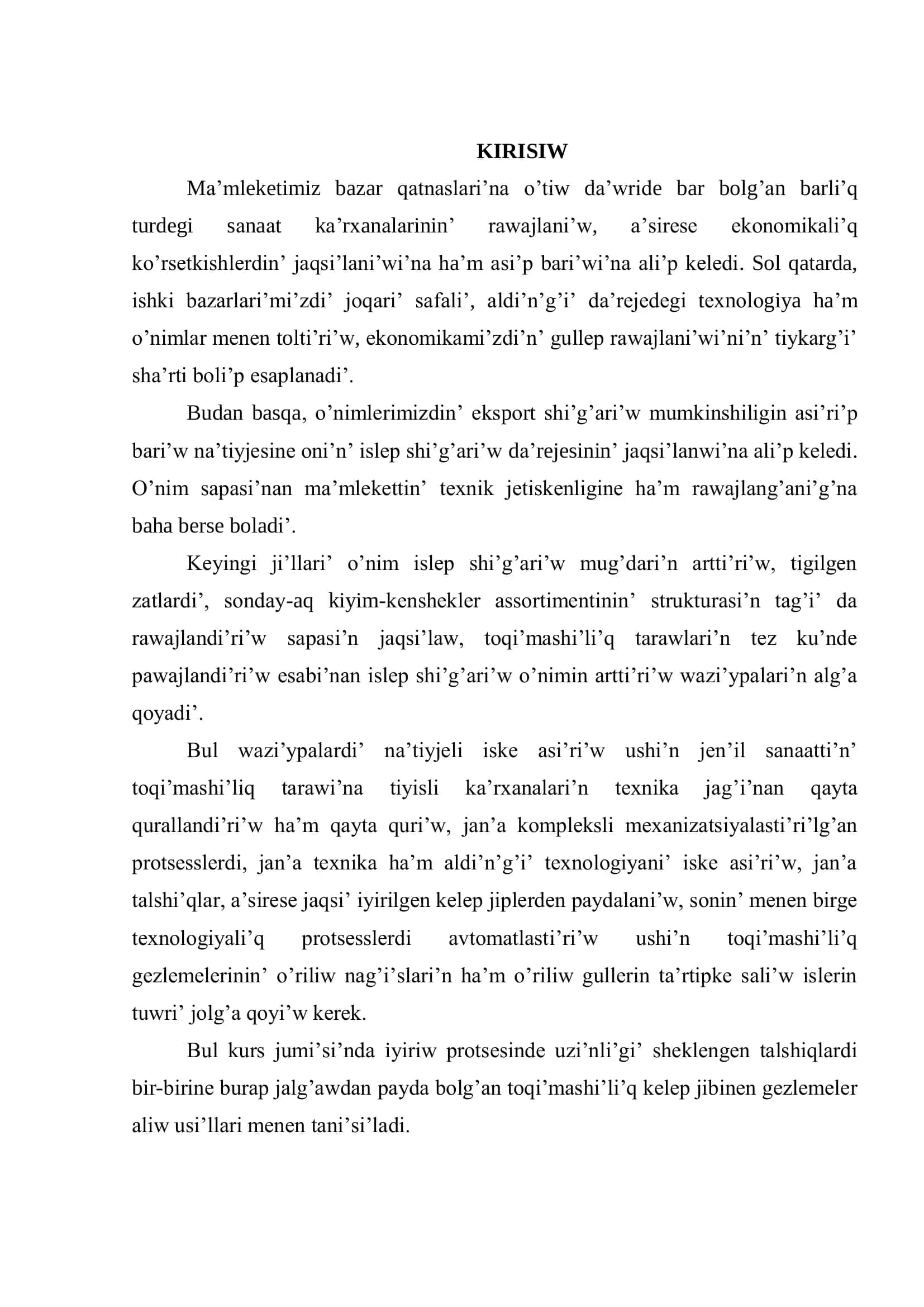 GEZLEMELER ALI'W TEXNOLOGIYASI 3