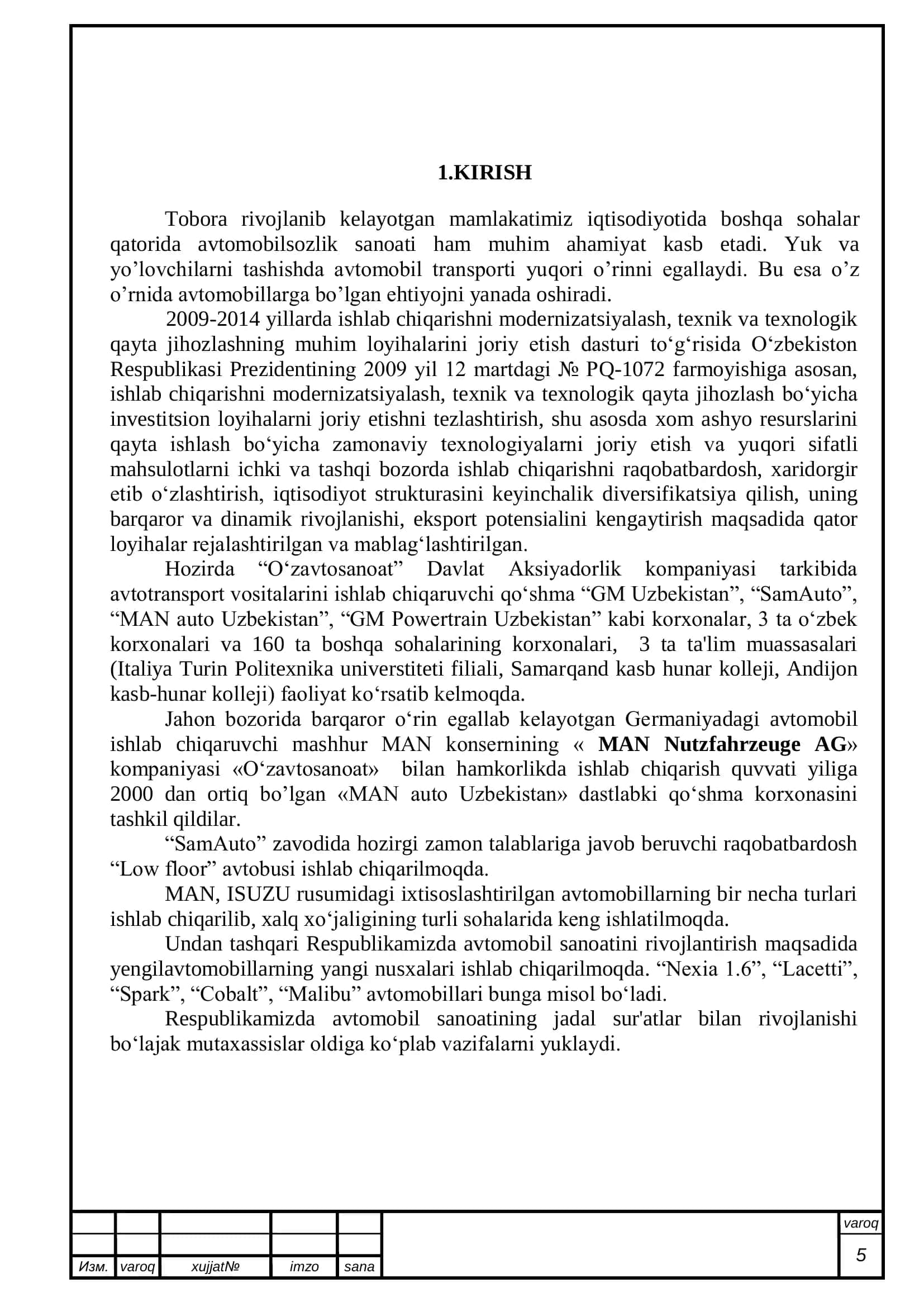 Nexia 1.6 avtomobiliga ilashish muftasini tanlash va hisoblash 3