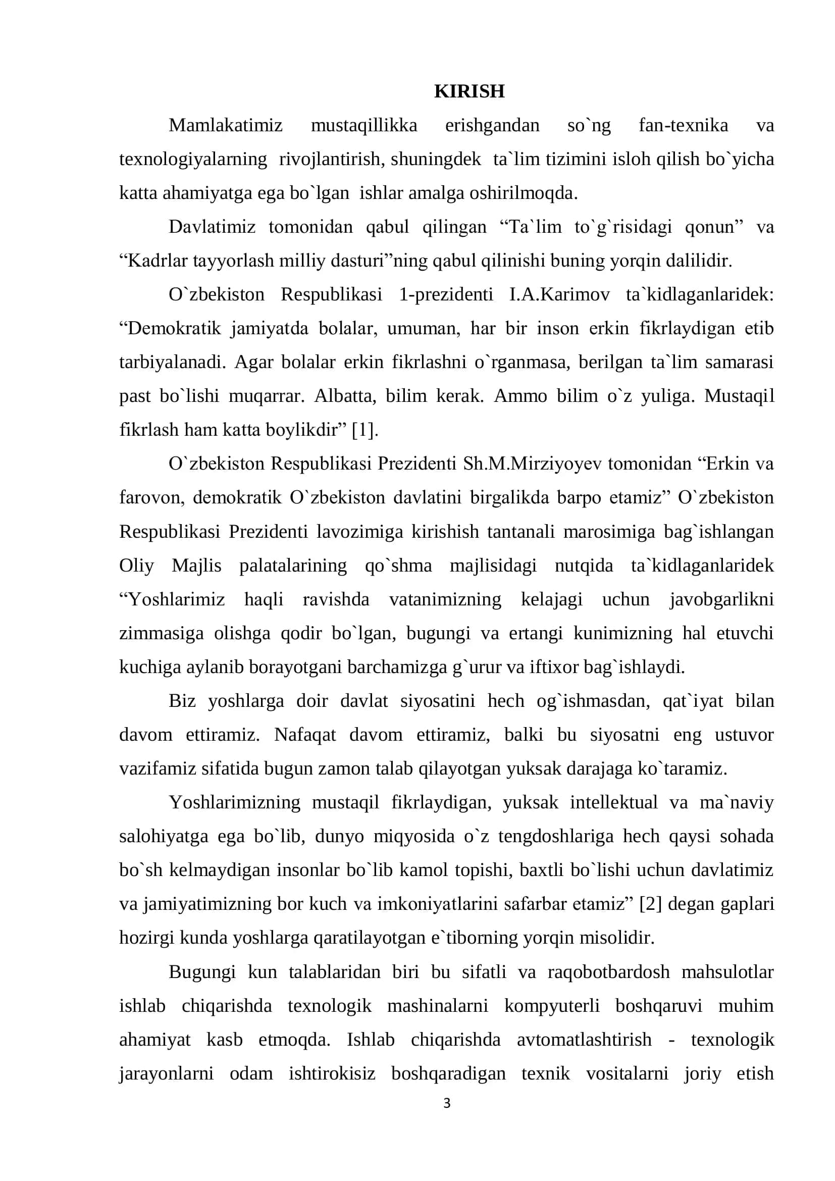 "Iqlimni nazorat qilish tizimlarini Simple Scada sistemasi yordamida kompyuterli interfeysini yaratish" mavzusidagi BITIRUV MALAKA ISHI 3