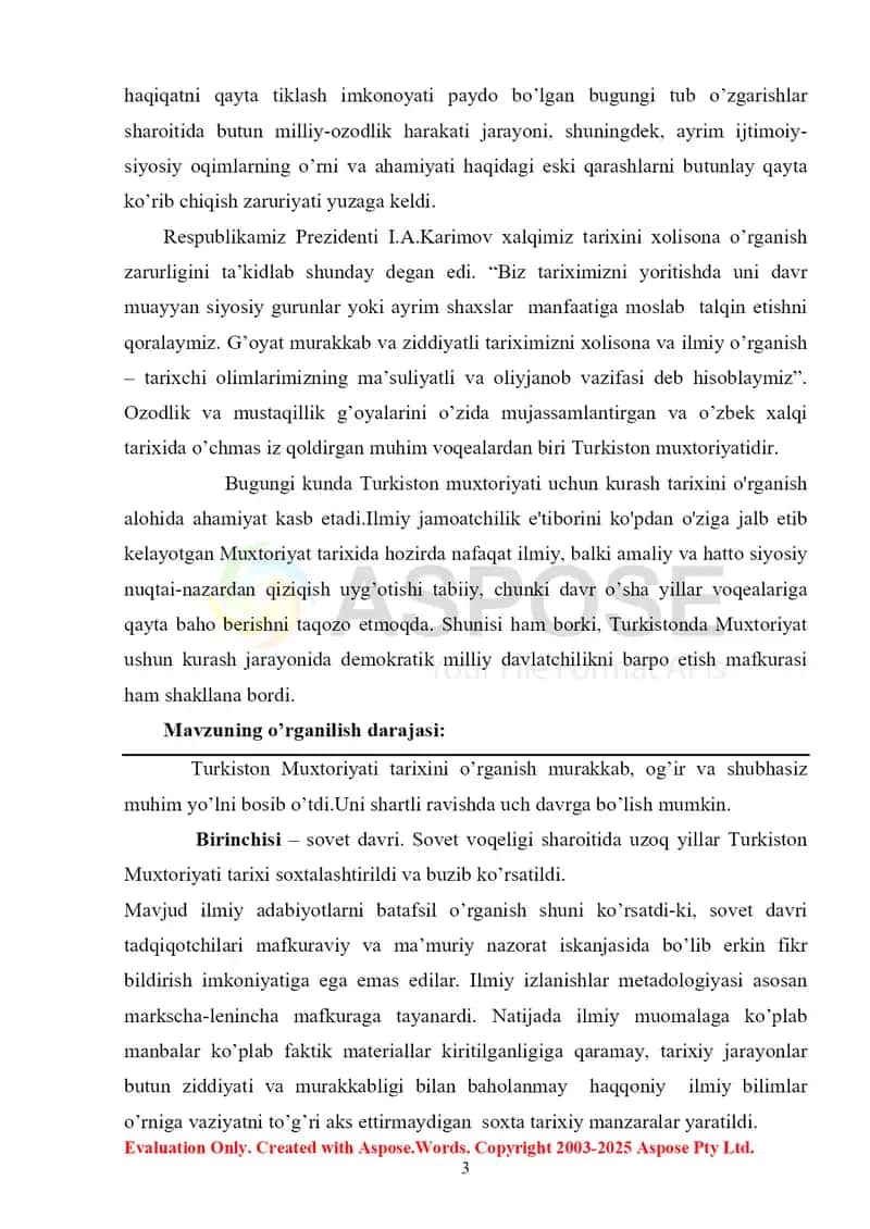 Turkistonda milliy davlatchilik yo’lidagi harakatlar. Turkiston  muxtoriyatining tashkil etilishi 3