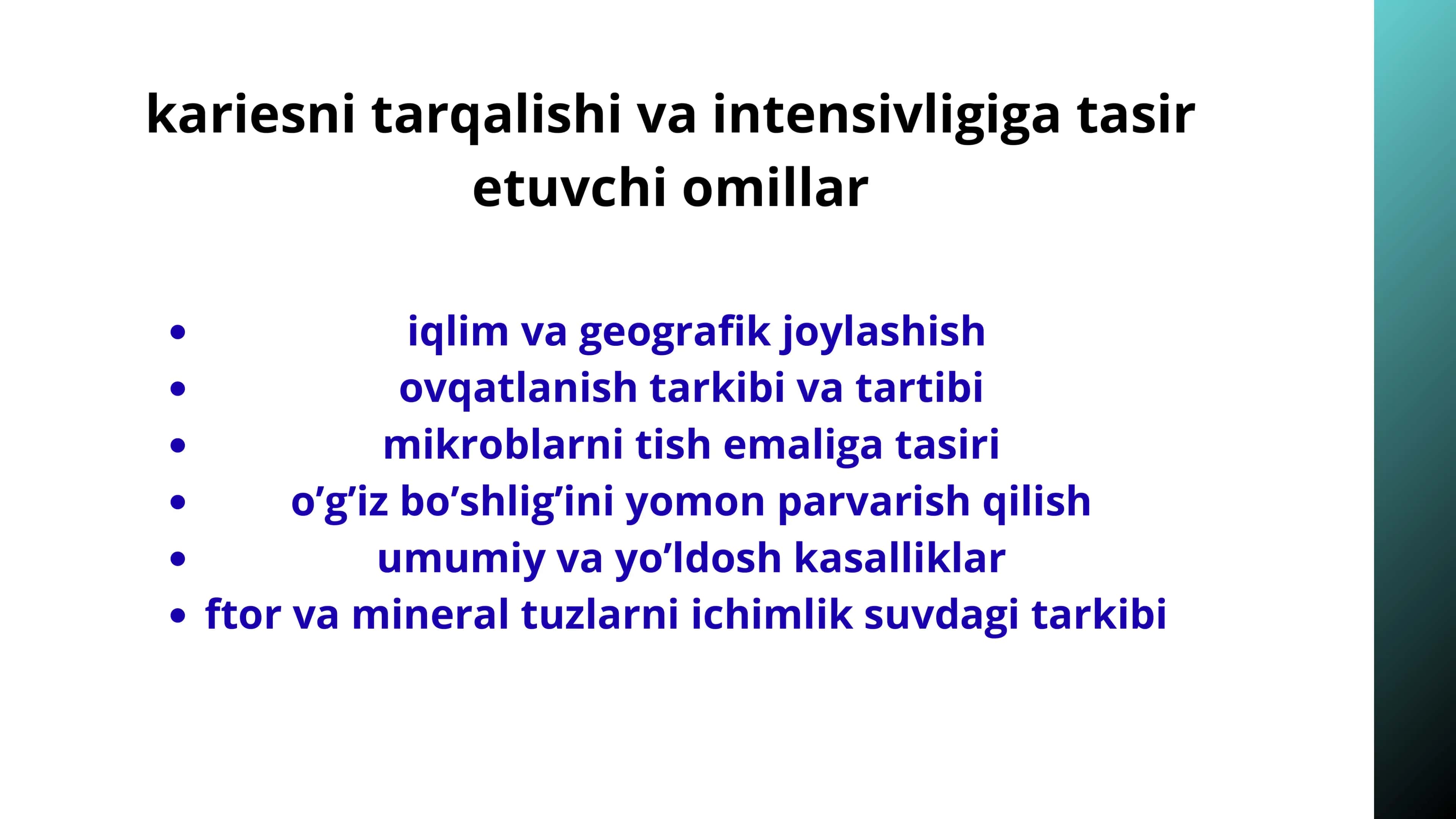 Fantomlarda II-sinf karioz bo’shlig’ini davolash va plombalash 3