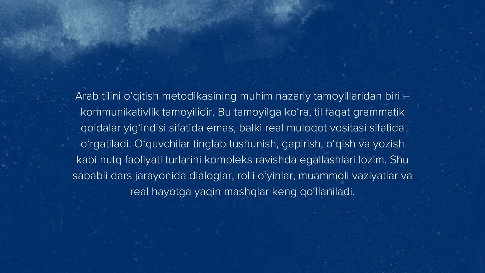 SHARQ (ARAB) TILI O'QITISH METODIKASINING NAZARIY ASOSLARI 3