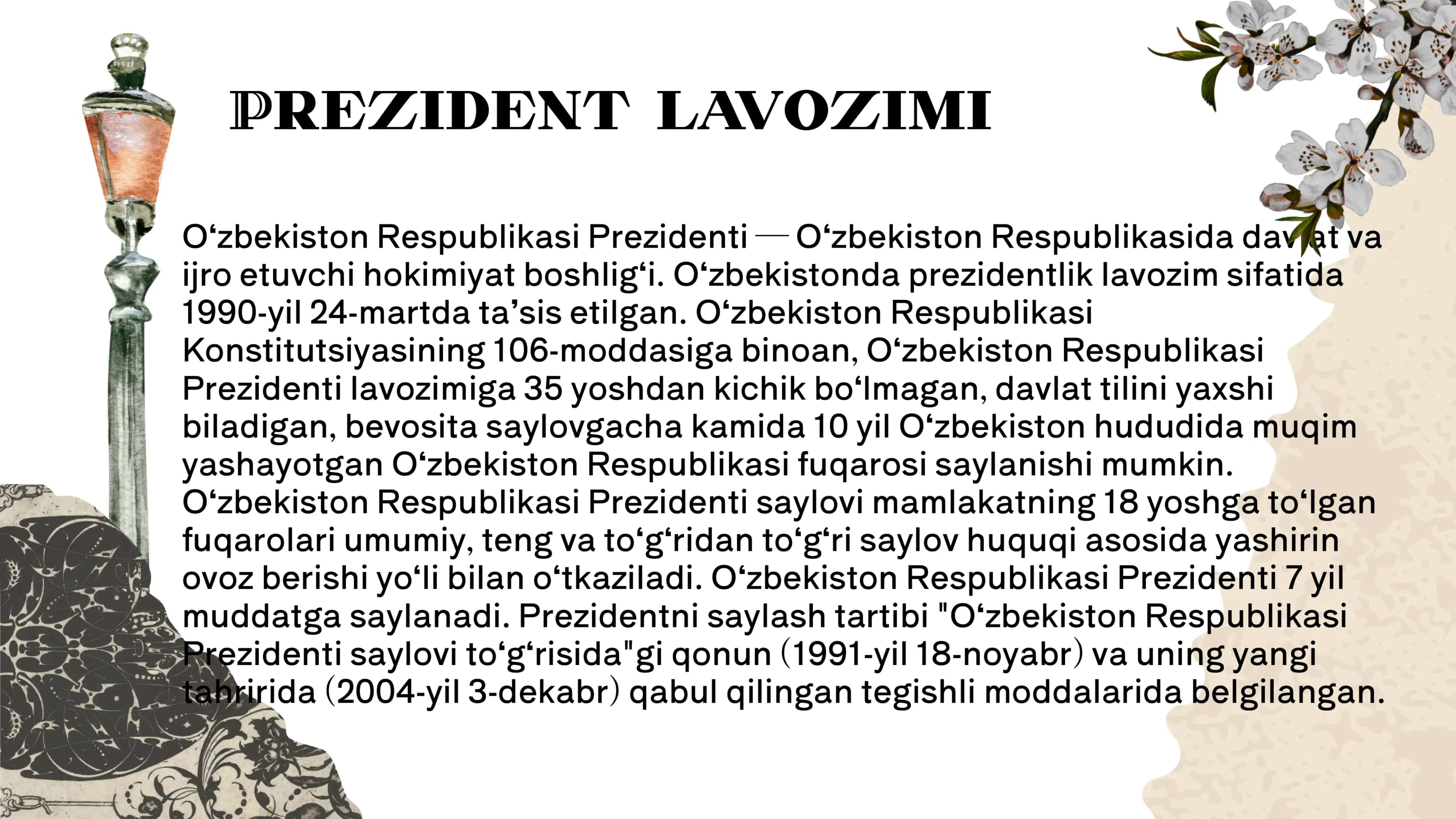 Oʻzbekiston Respublikasida Prezidentlik boshqaruvining joriy etilishi 3
