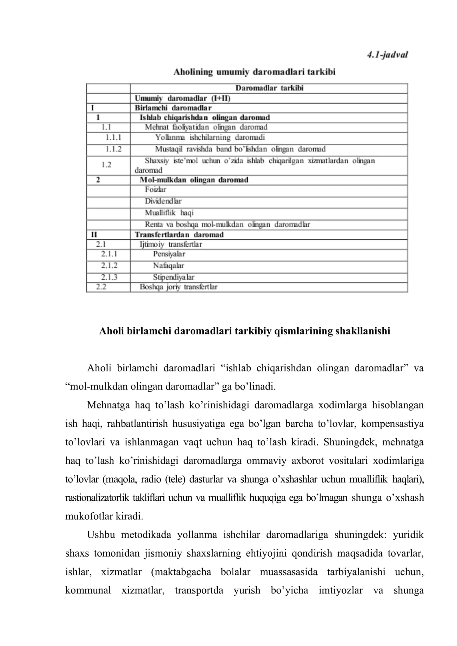 Aholi umumiy daromadlarini hisoblash metodikasi 3