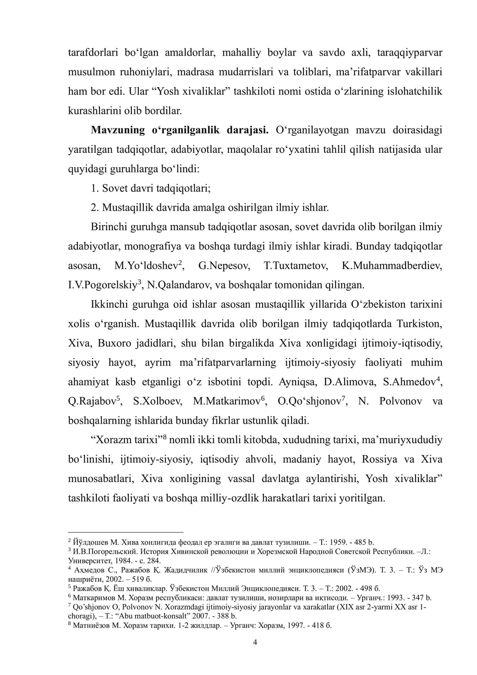 TURKISTON O‘ LKASI JADIDCHILIK HARAKATI NAMOYONDALARI FAOLIYATI ( XIVA JADIDLARI HAYOT FAOLIYATI MISOLIDA) 3
