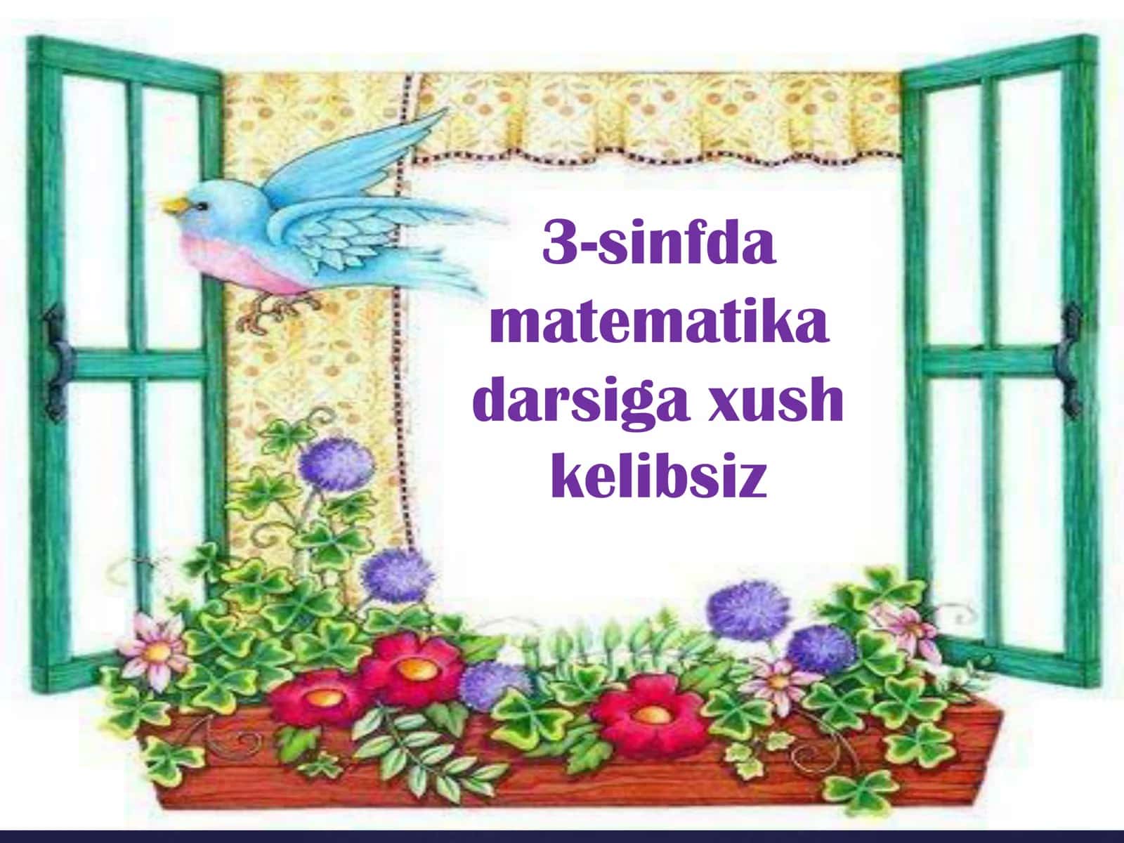 Matematika fanidan tayyorlagan bir soatlik ochiq dars ISHLANMASI 3