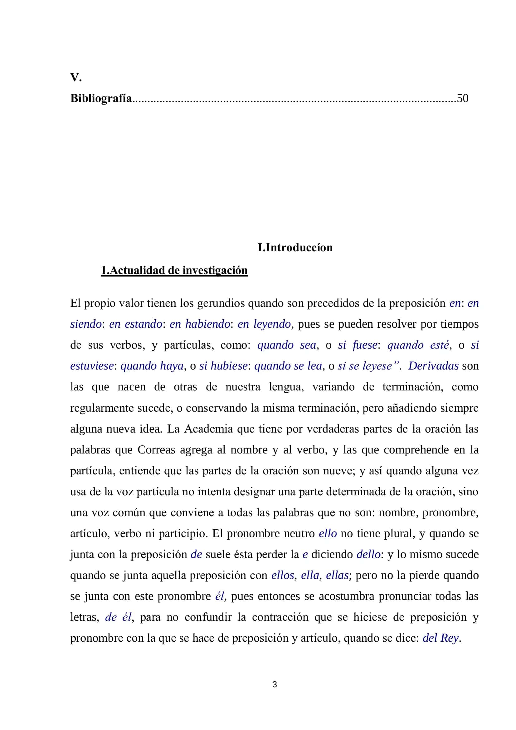 Estudio de palabras auxiliares en español 3