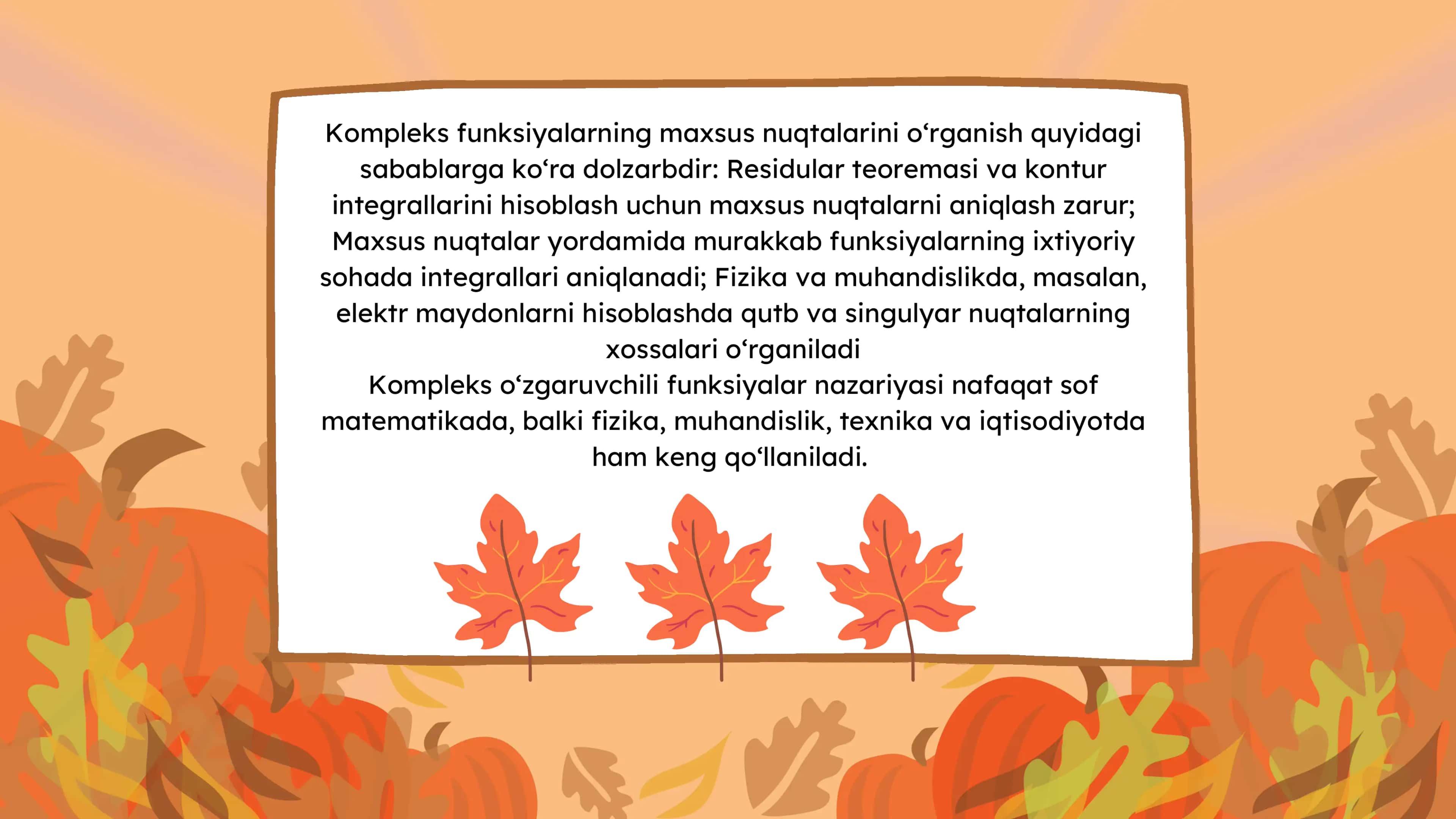 Kompleks funksiyalarni differensiallash nazariyasi 3