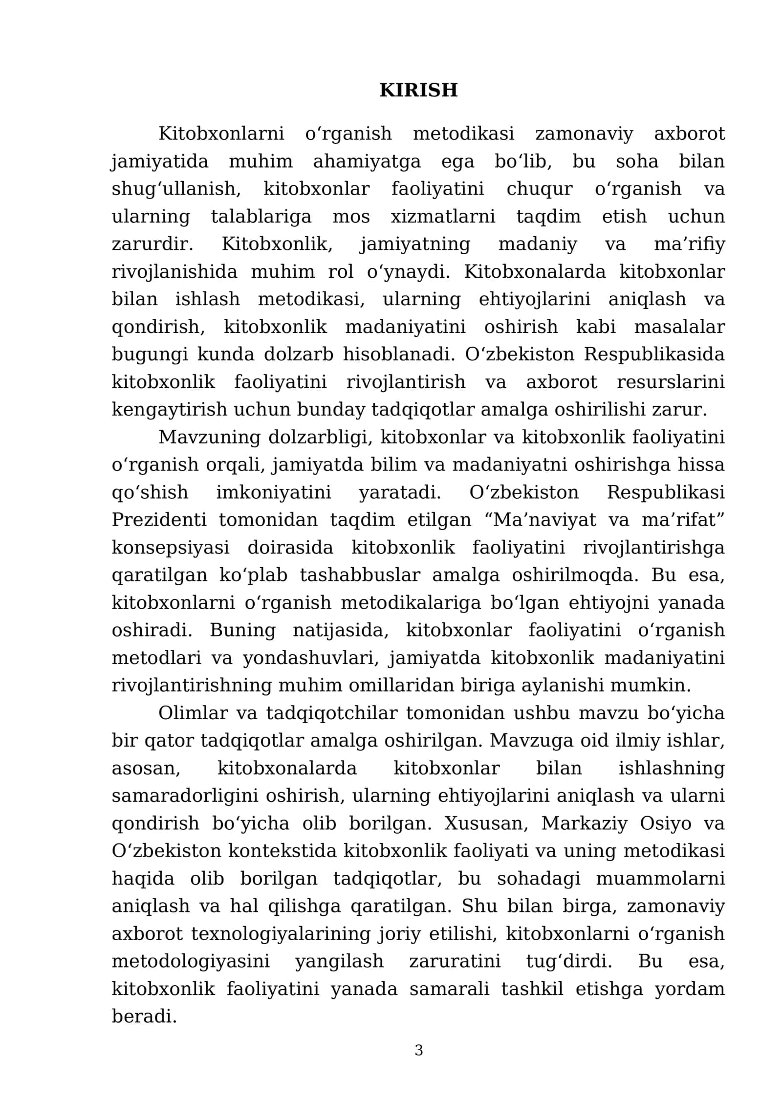Kitobxonlarni oʻrganish metodikasi 3