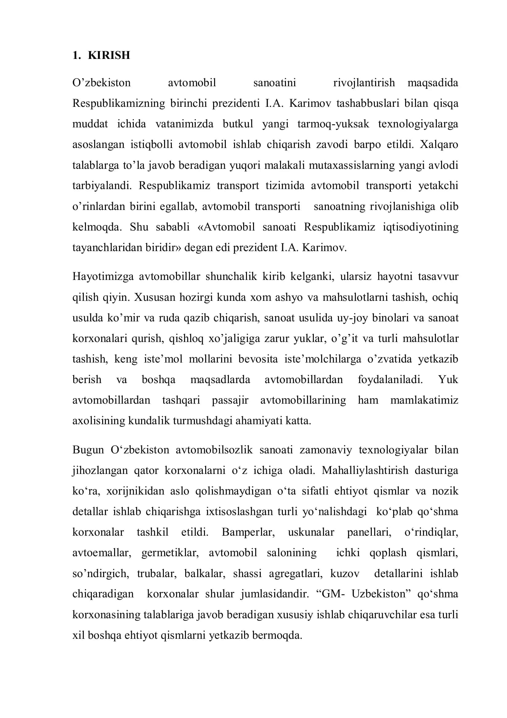 Ko’tarish qobiliyati 6 t bo’lgan yuk avtomobili orqa ko’prigi konstruksiyasini va ishlov berish texnologiyasini takomillashtirish(yetakchi shesternya podshipniklari stakani) 3