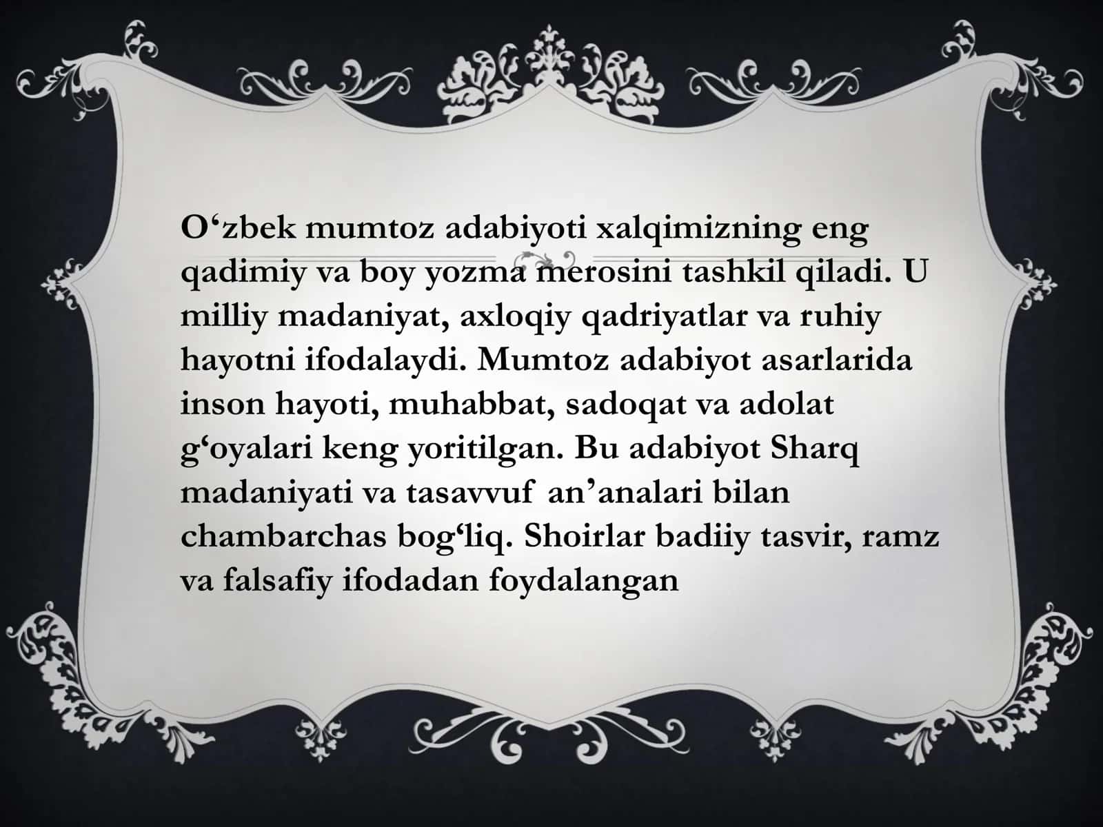 O‘zbek mumtoz adabiyoti tarixi 3