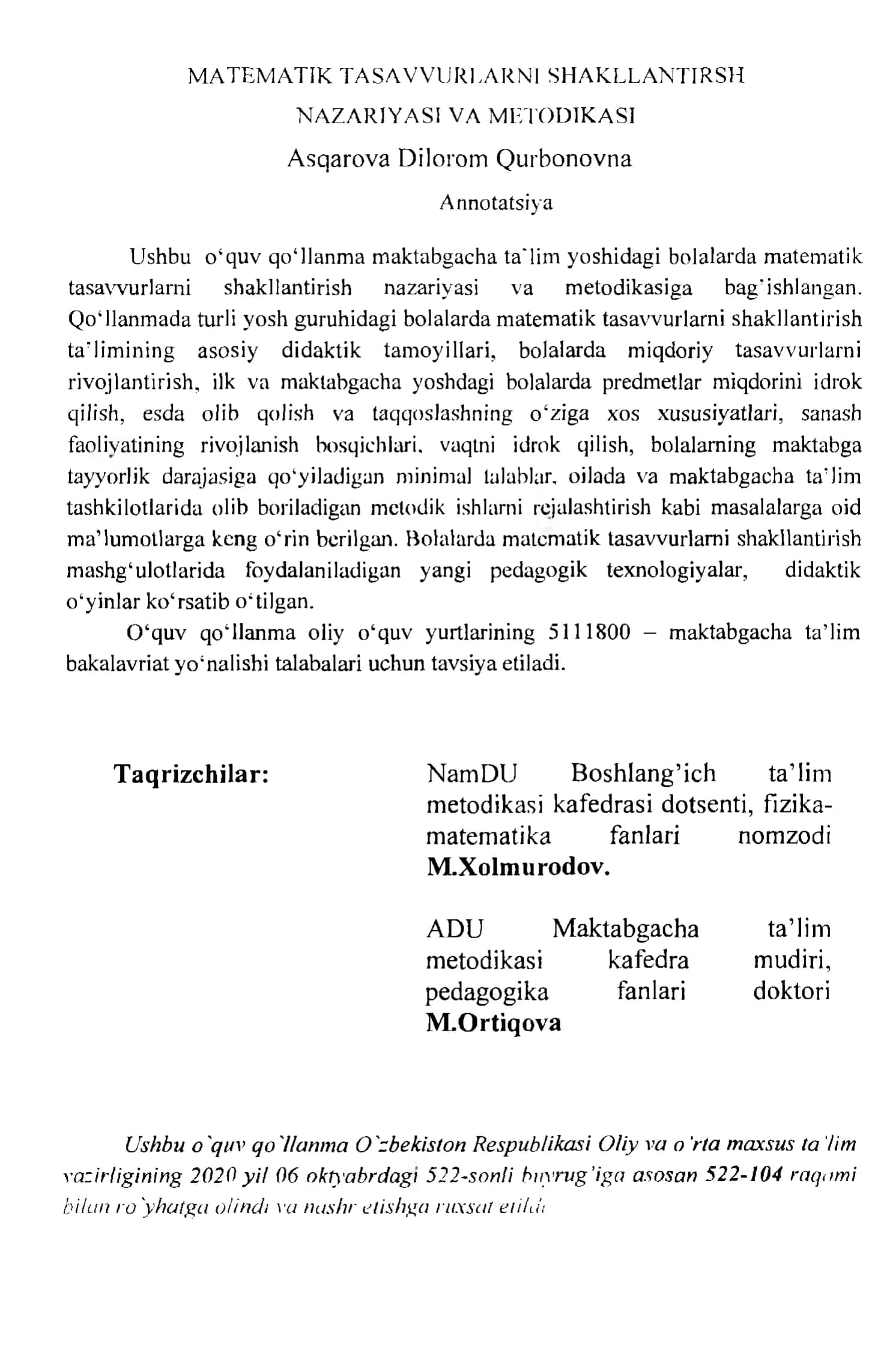 MATEMATIK TASAVVURLARNI SHAKLLANTIRISH NAZARIYASI VA METODIKASI 3
