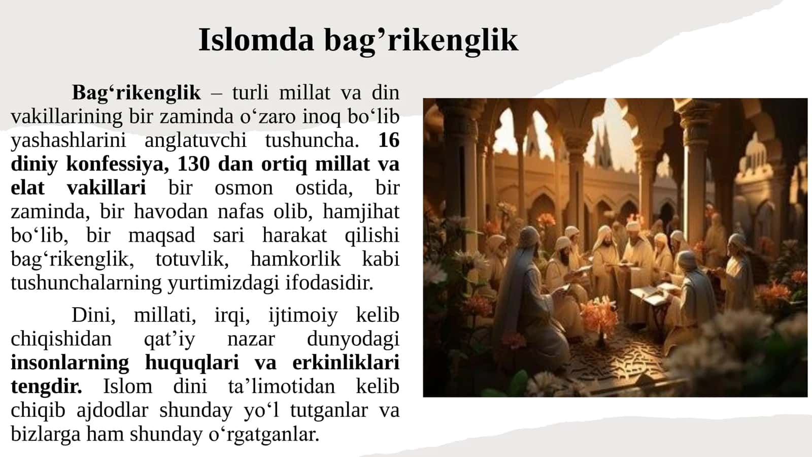 Islom qadriyatlari va ma’rifatining hozirgi davrdagi ahamiyati 3