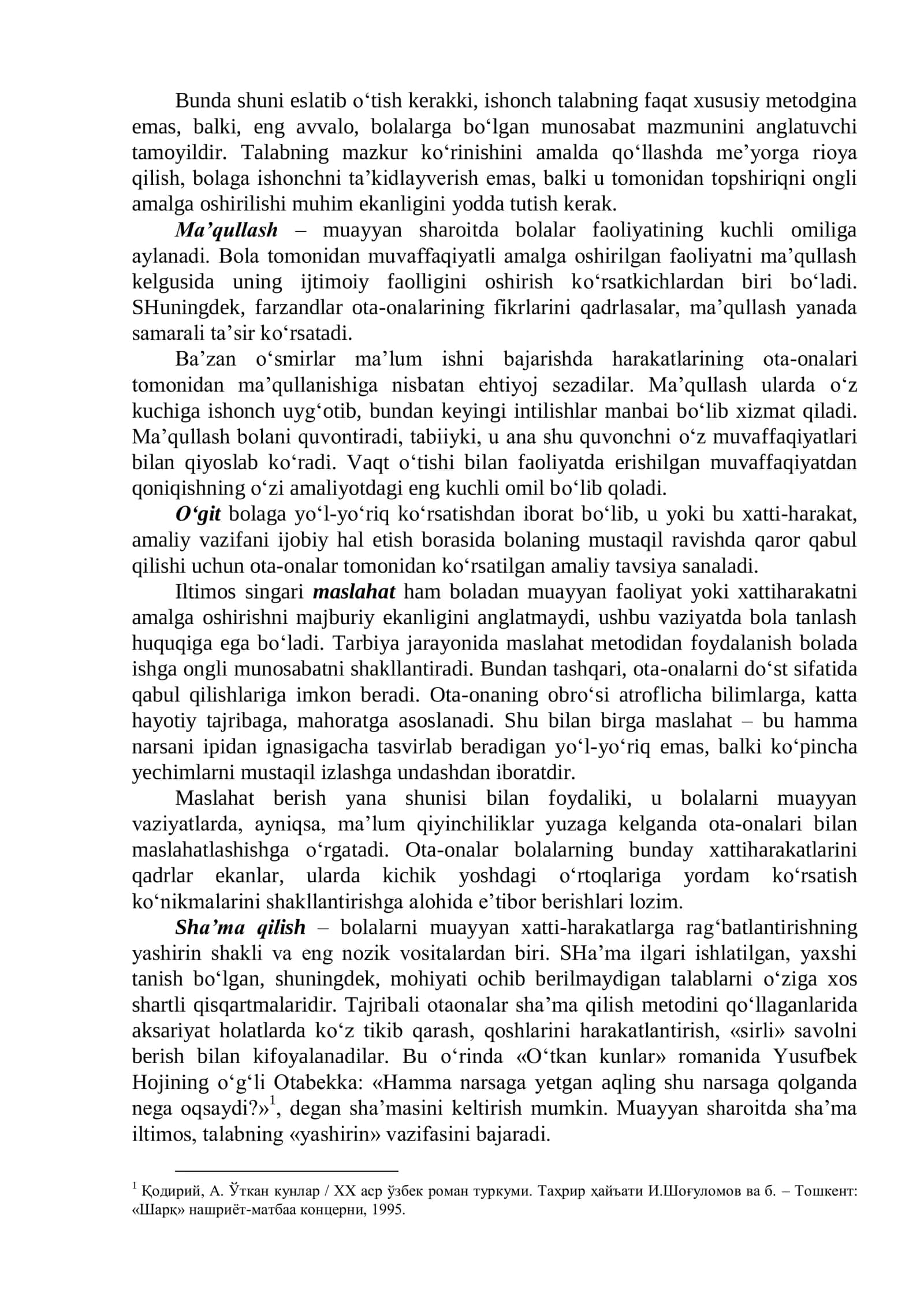 OILA TARBIYASI METOD, SHAKL VA VOSITALARI 3