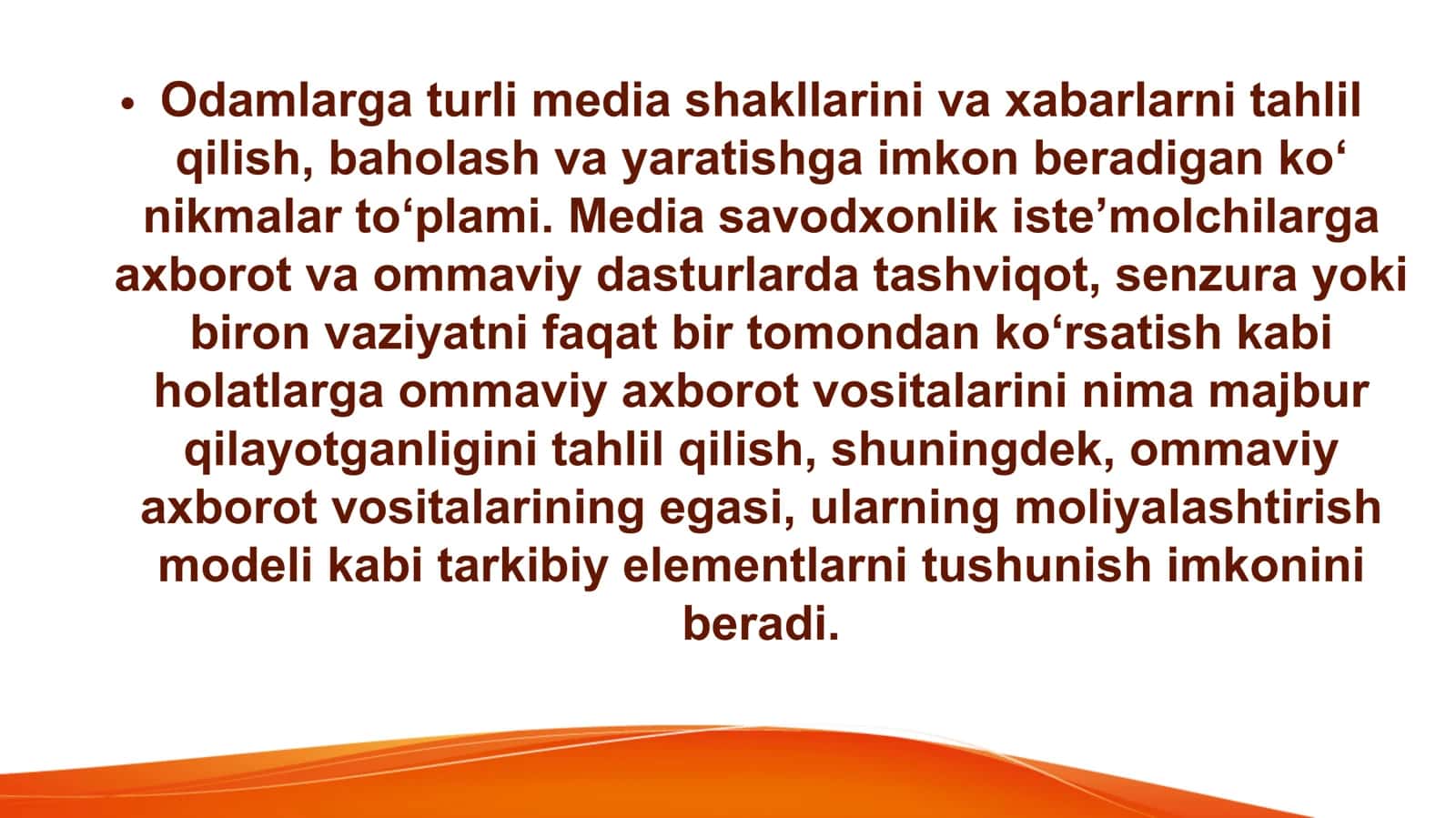 OAV AHOLINING MEDIASAVODXONLIGINI OSHIRUVCHI VOSITA SIFATIDA 3