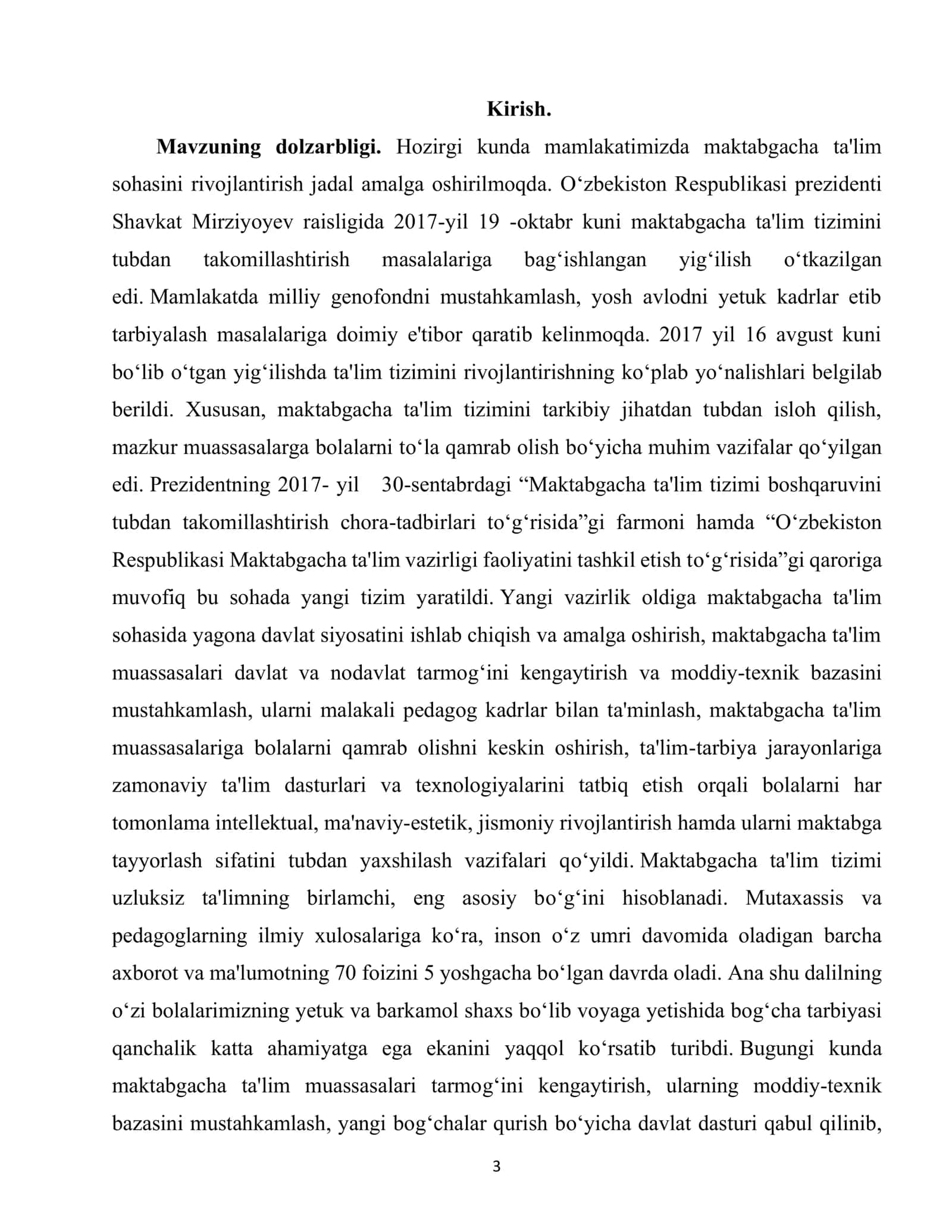 MAKTABGACHA TA'LIM TASHKILOTI TARBIYACHI SHAXSIGA QO‘YILADIGAN TALABLAR 3