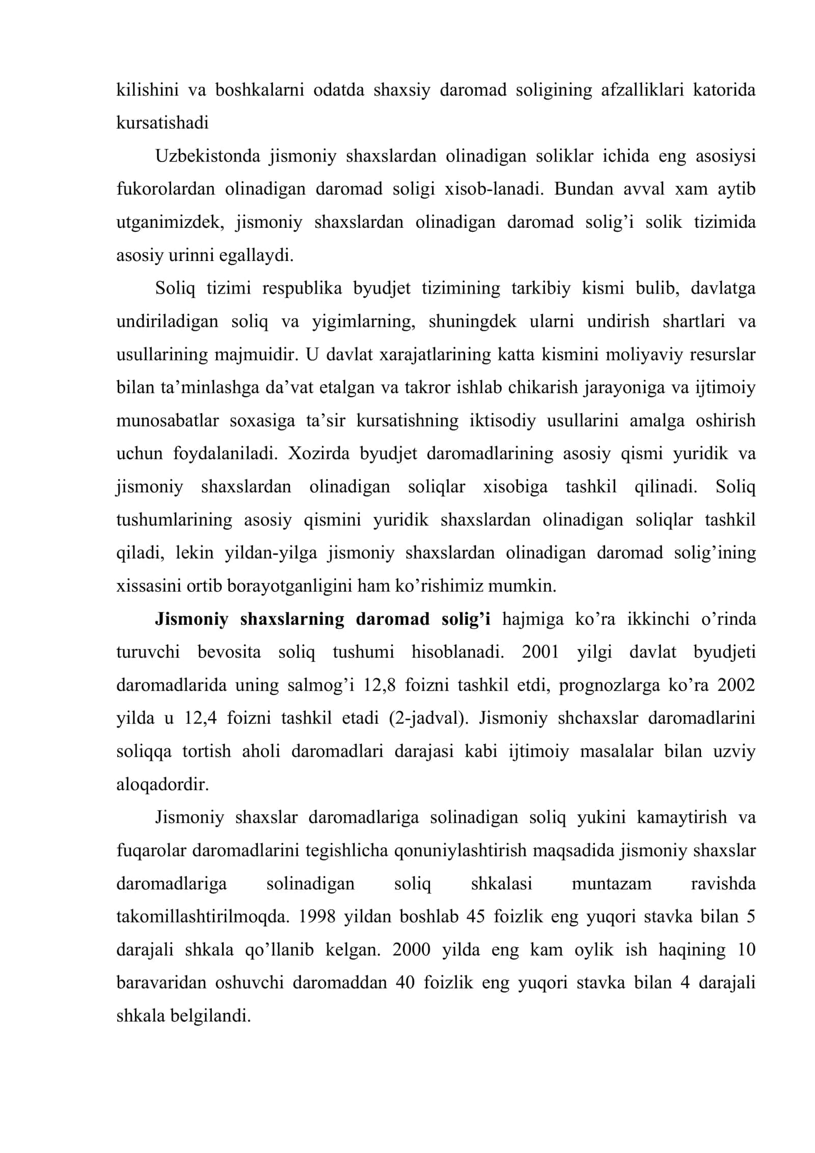 Jismoniy shaxslar daromad solig’ini prognozlash 3