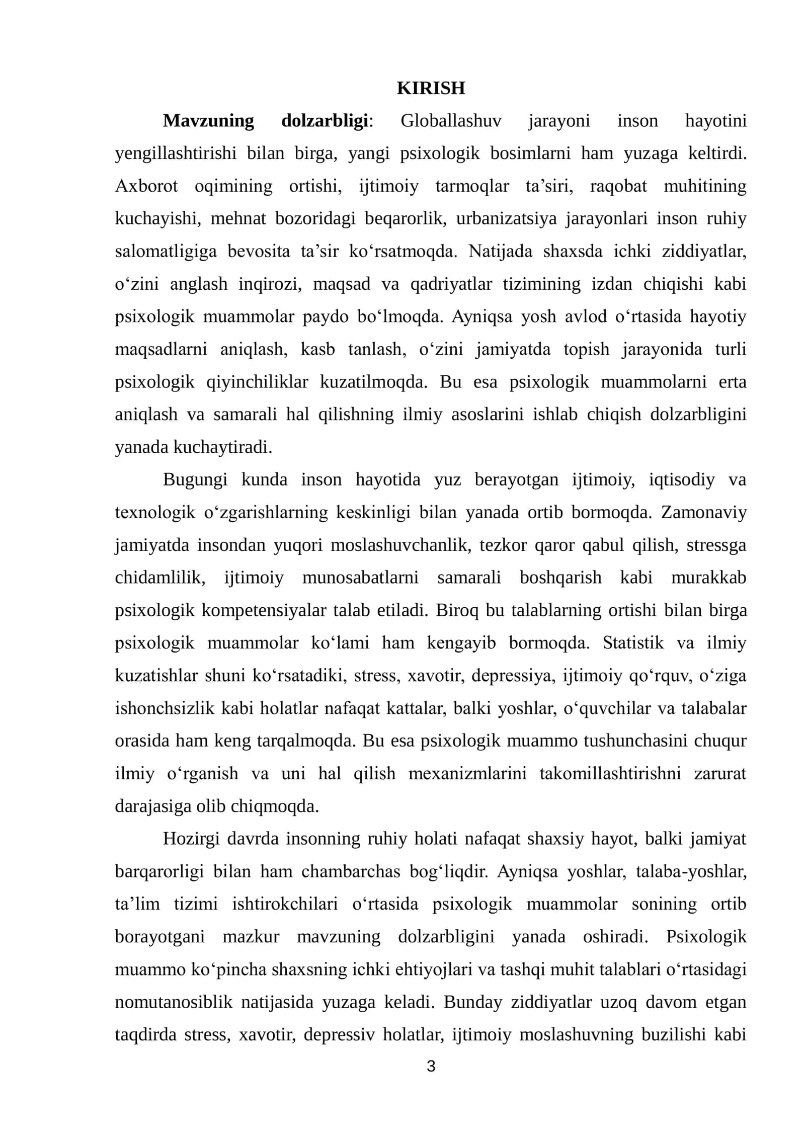 PSIXOLOGIK MUAMMO TUSHUNCHASI. PSIXOLOGIK MUAMMONI HAL QILISH JARAYONI 3