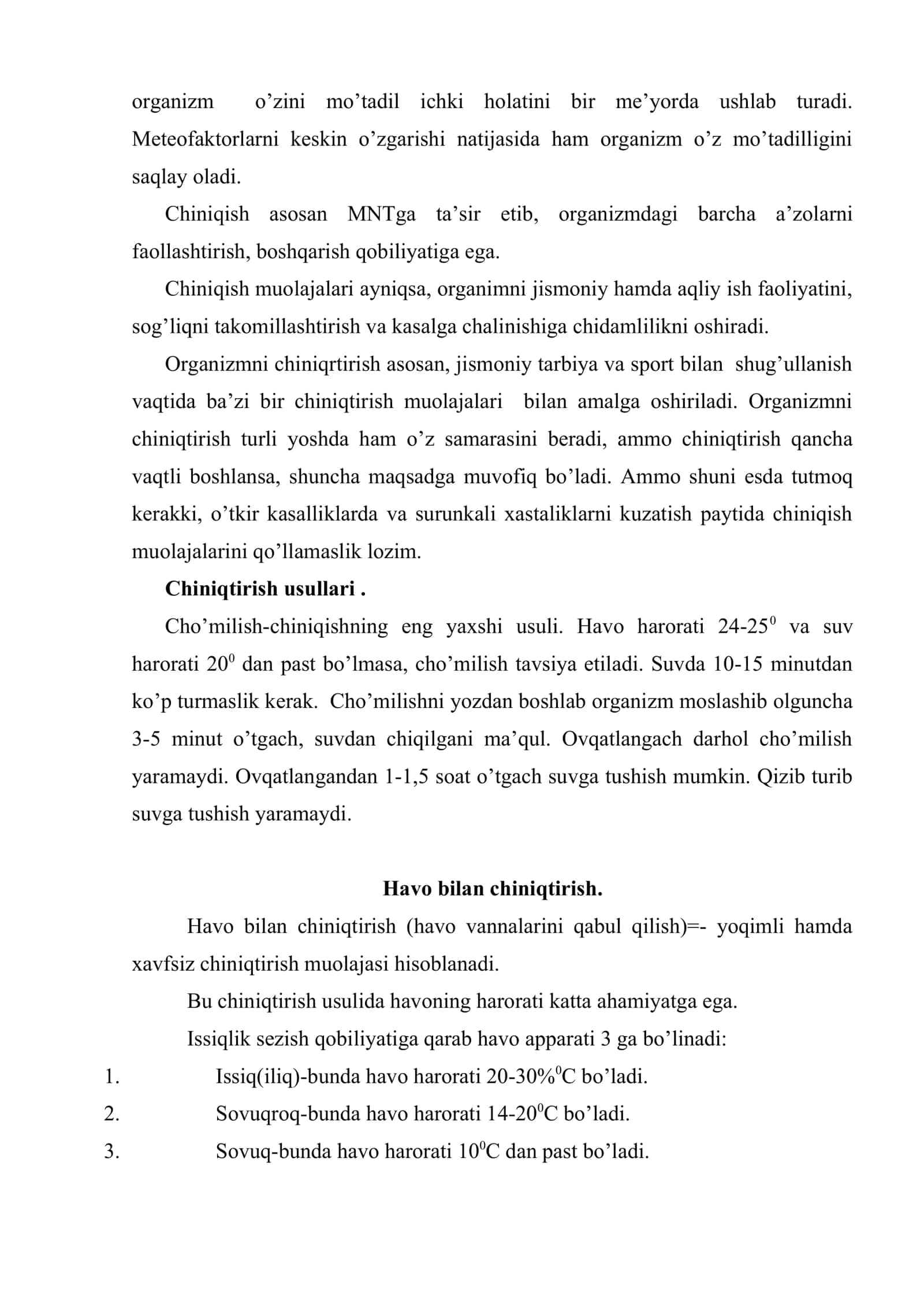 Salomatlik va faol harakatchanlik 3