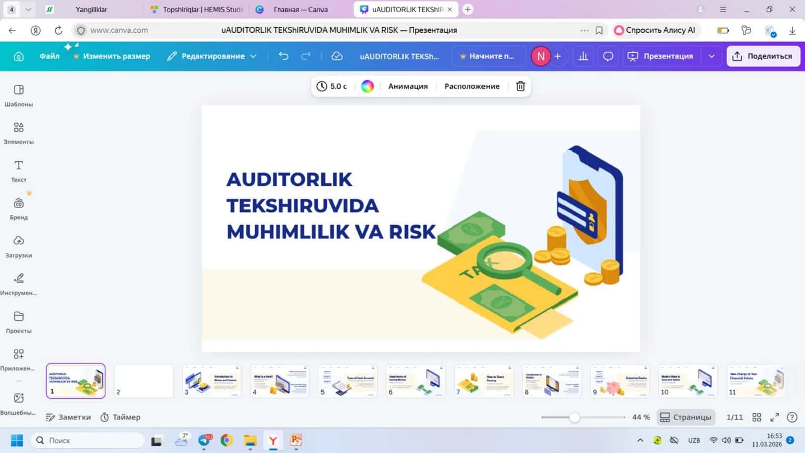 Auditorlik tekshiruvida muhimlik va risk 3