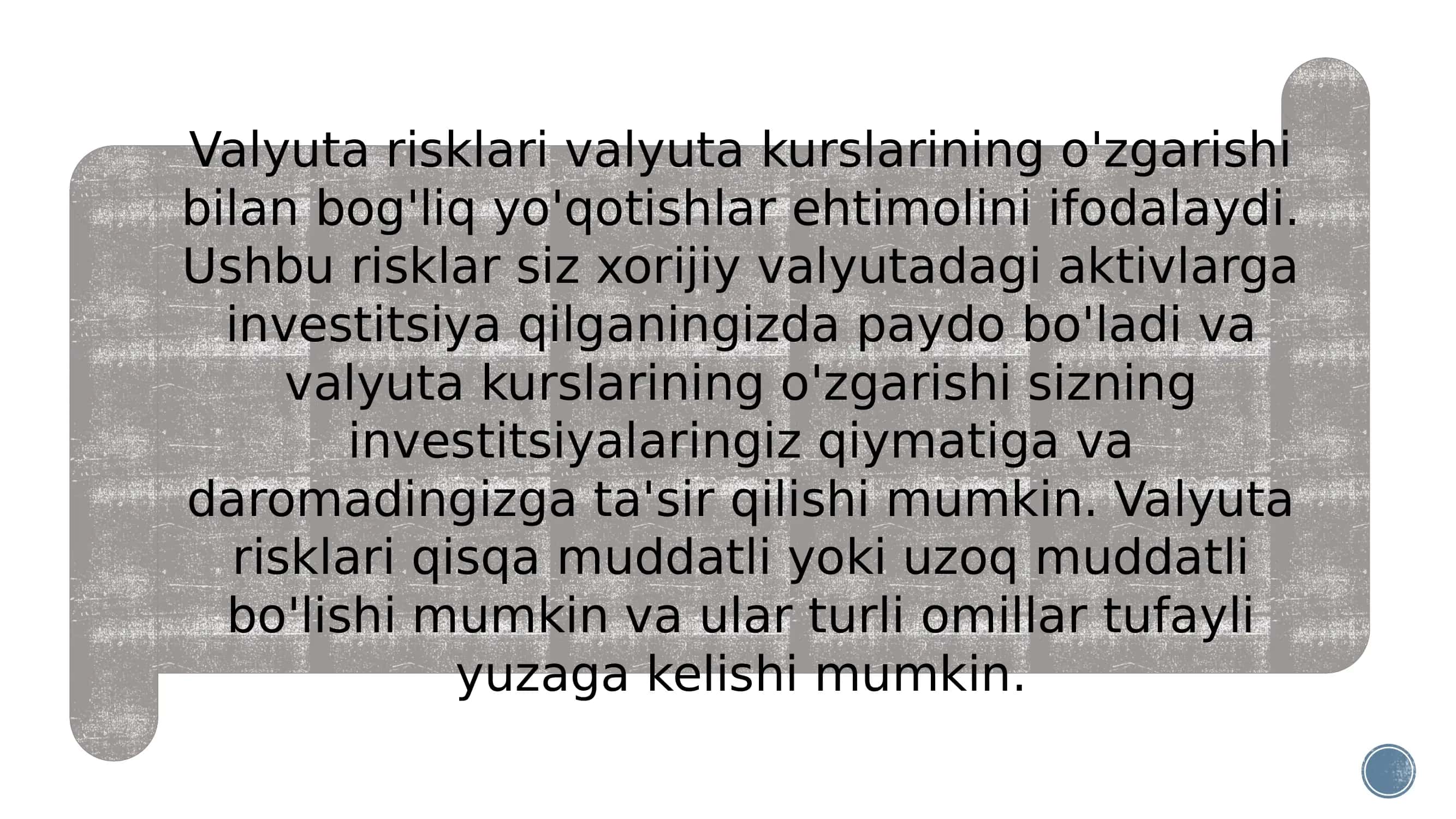 Valyuta Risklari 3