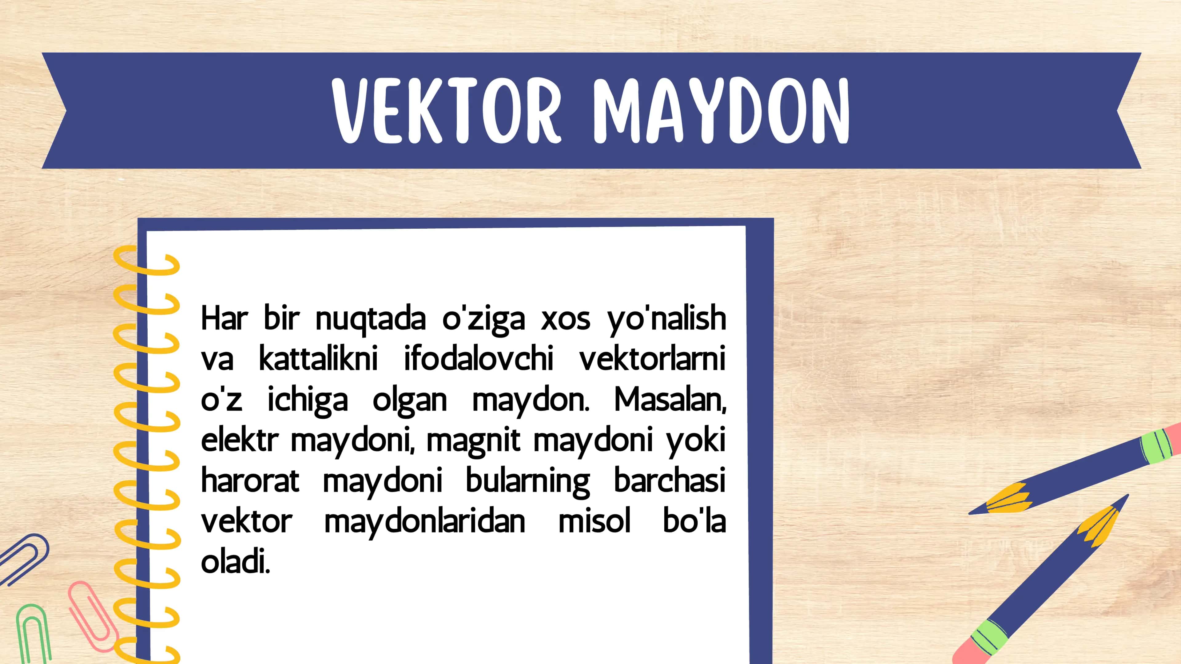 Vektor maydon. Trayektoriya 3