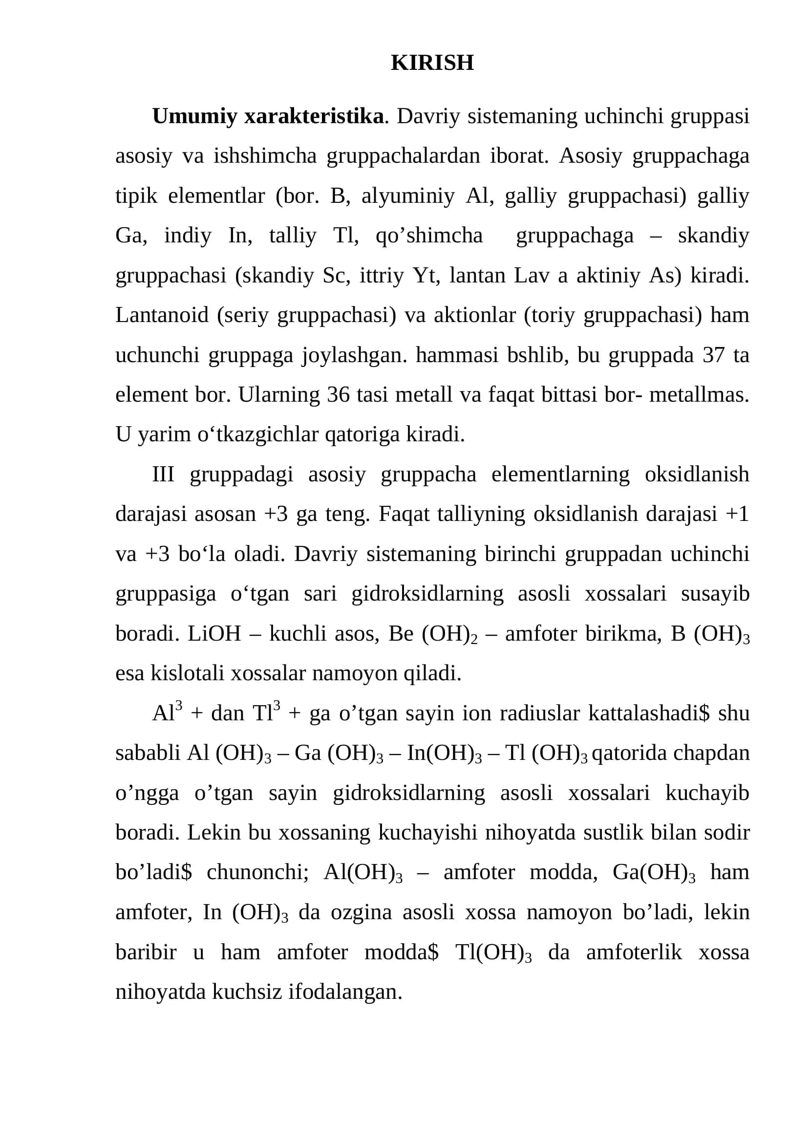 3 Guruppa elementlariga umumiy xarakteristika 3