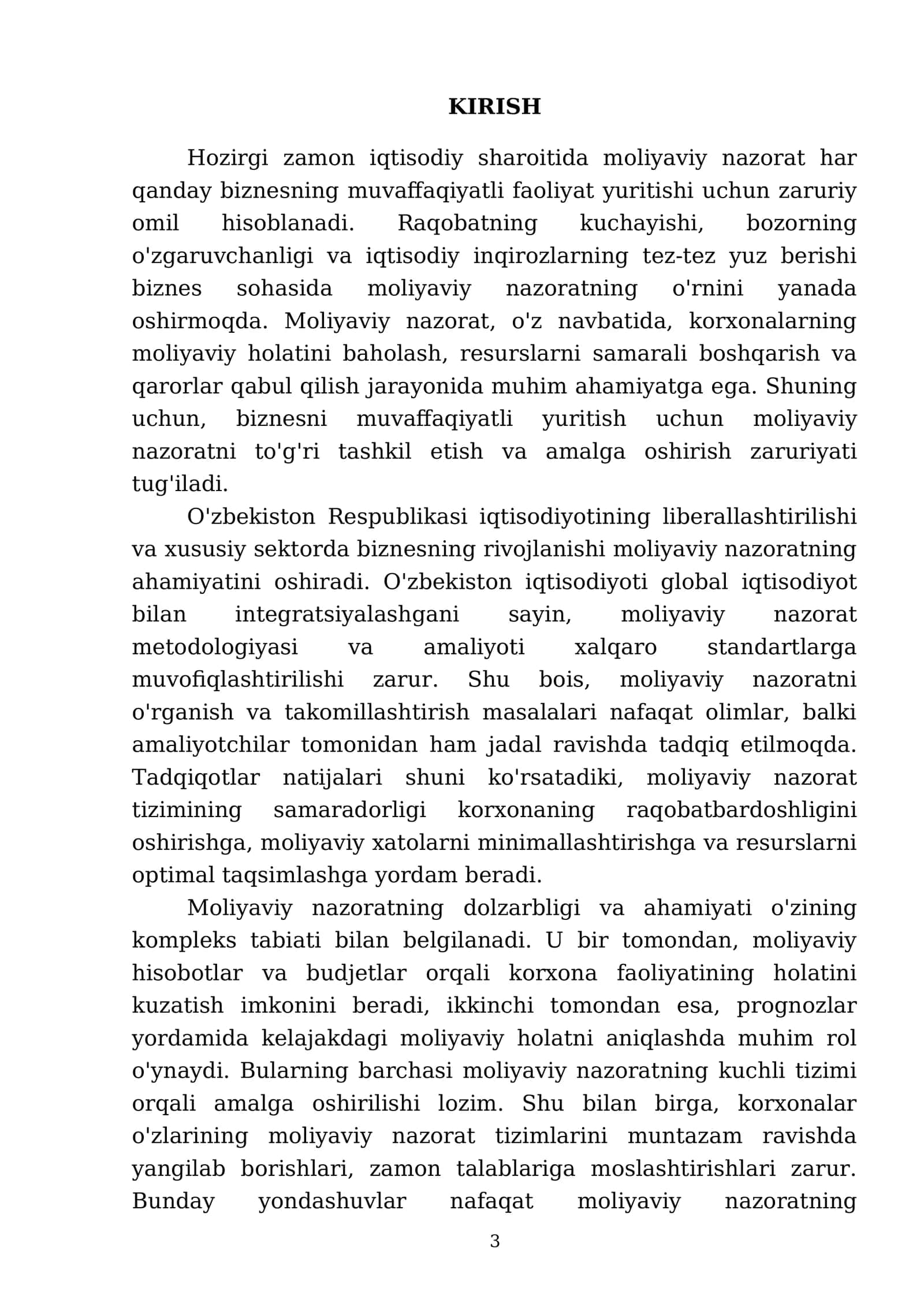 Beznis - moliyaviy nazorat 3