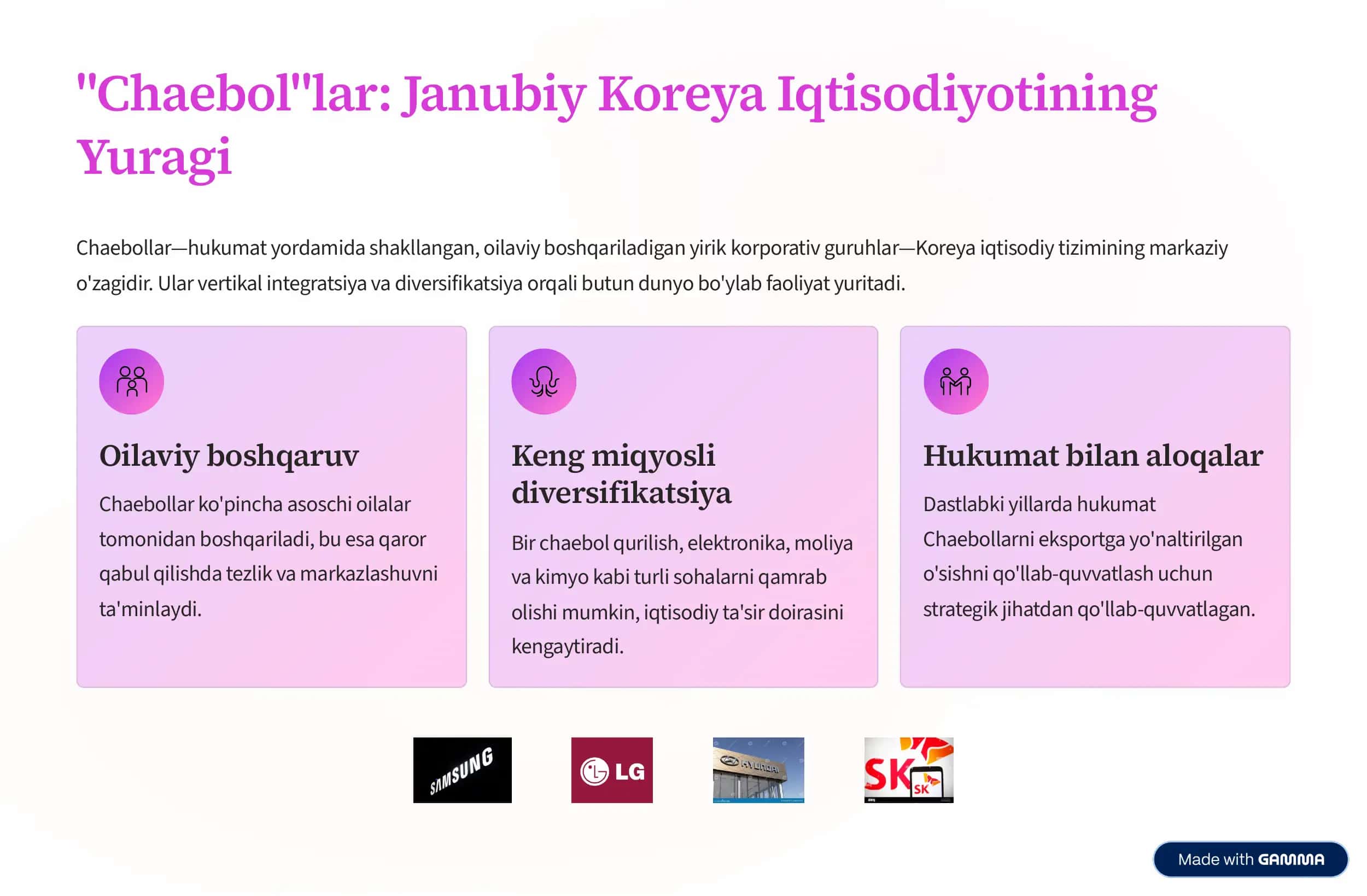 Menejmentning Janubiy Koreya Milliy Modeli 3