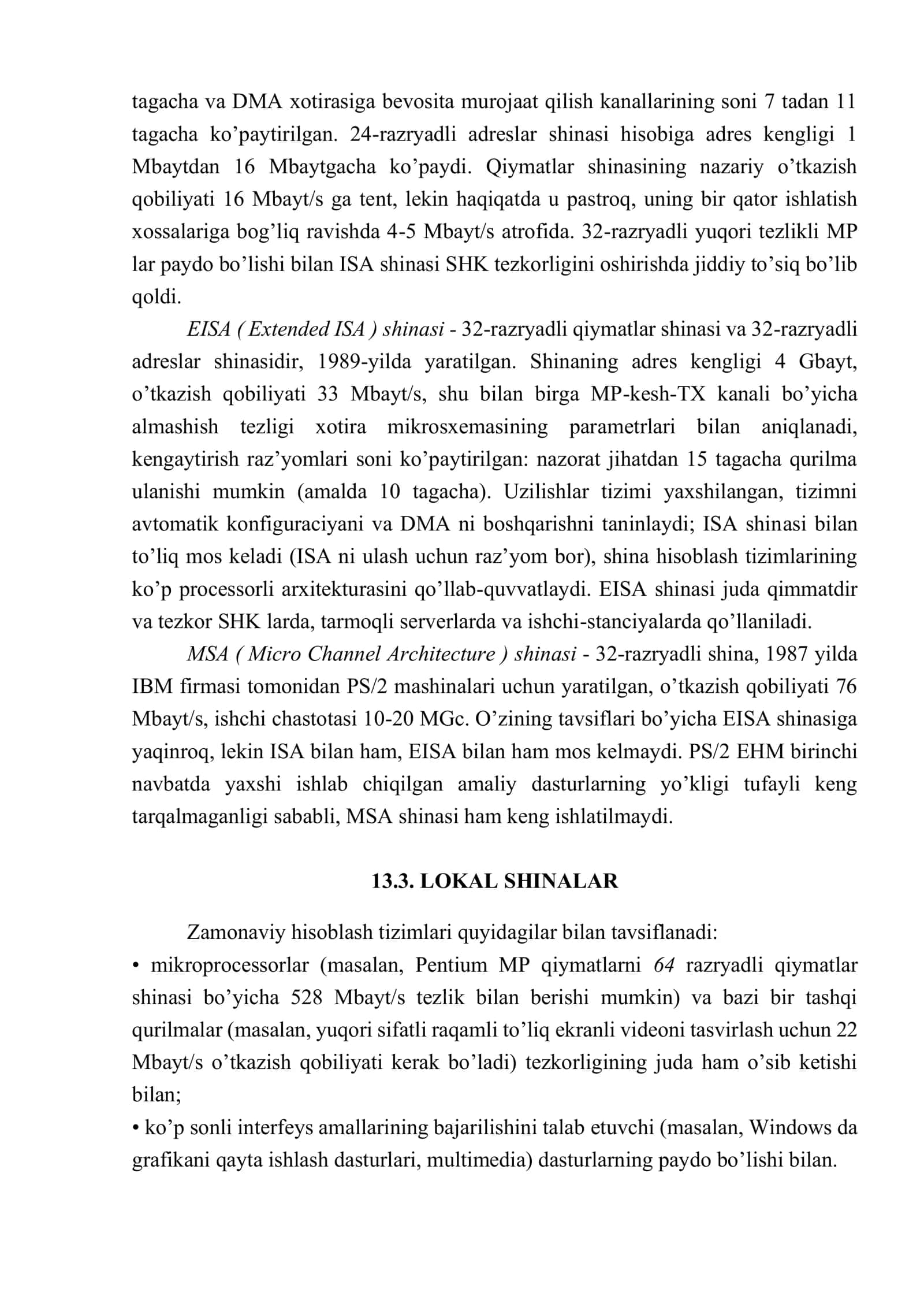 KOMPYUTERNING TIZIMLI PERIFERIYALI INTERFEYSI 3