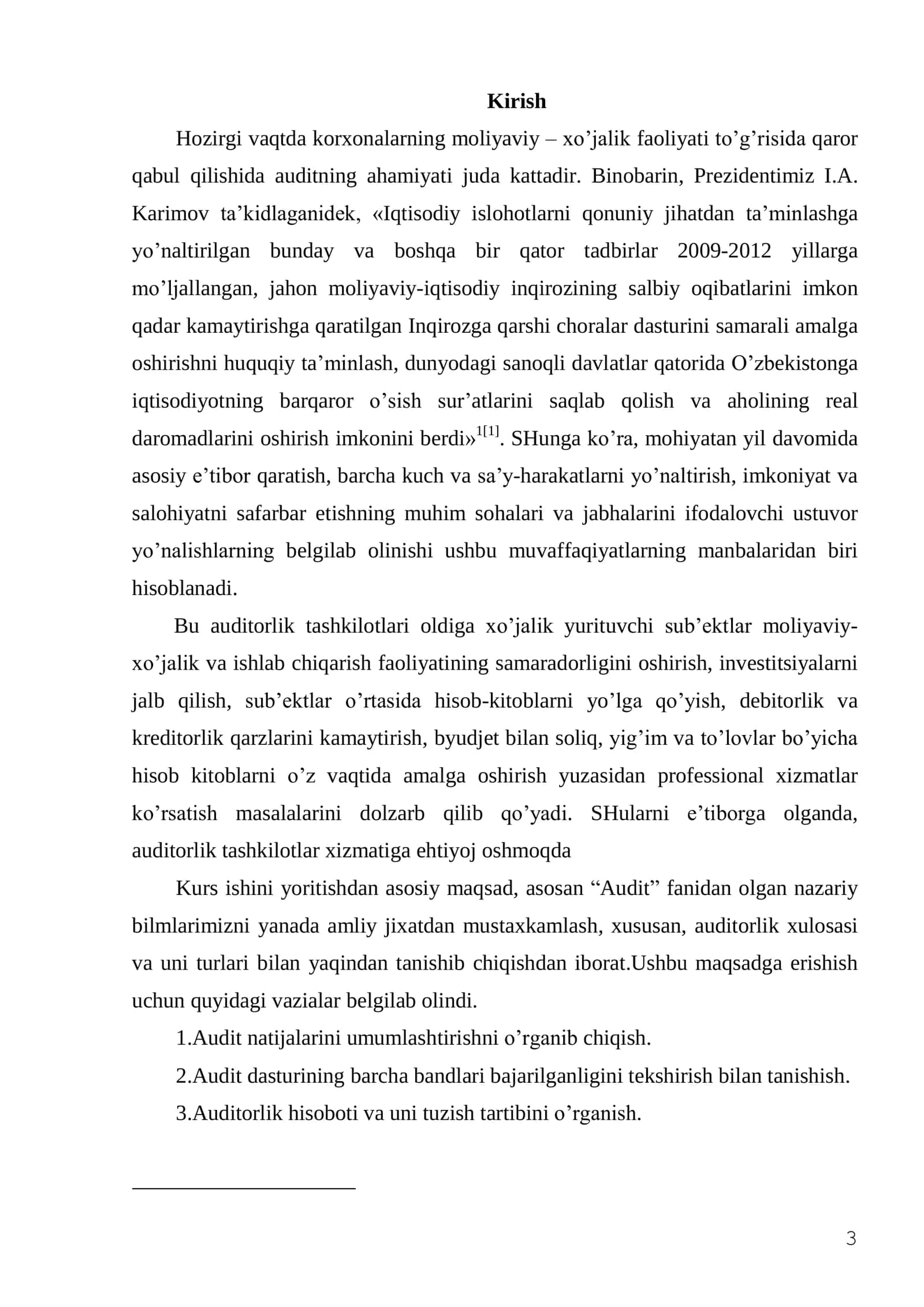 Auditorlik xulosasi va uning tarkibi 3