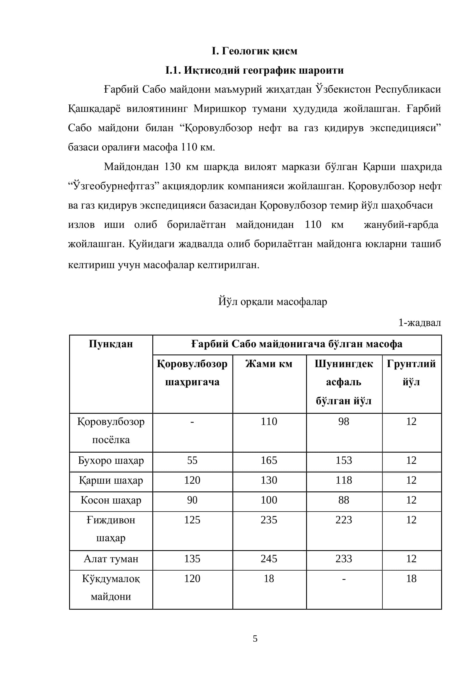 Геология ва кончилик факультети “Фойдали қазилма конлари геологияси, қидирув ва разведкаси” бакалавр таълим йўналиши талабаси Махмудов Сирож 3