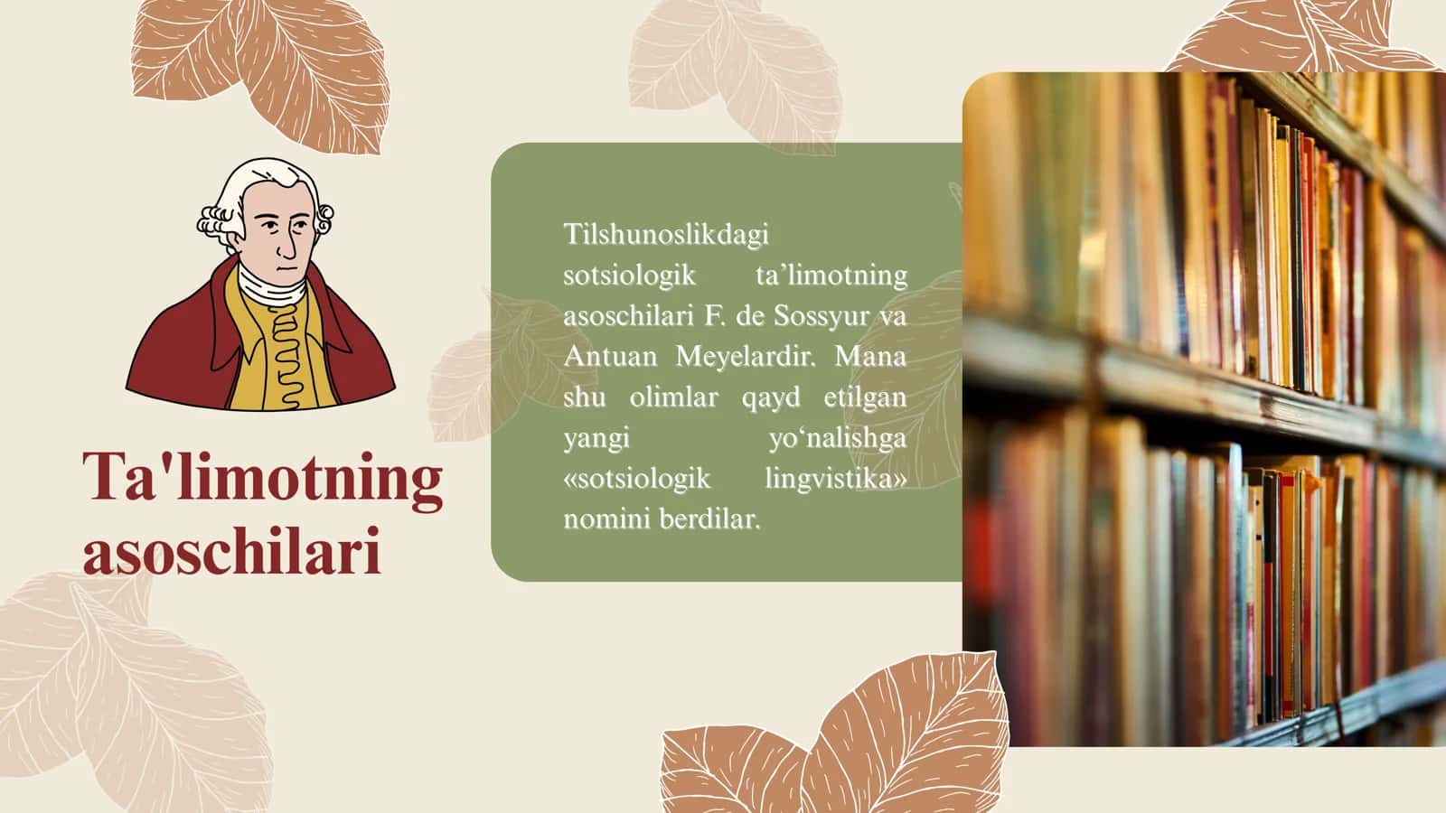Tilshunoslikdagi sotsiologik ta’limot va Ferdinand de Sossyur nazariyasi 3