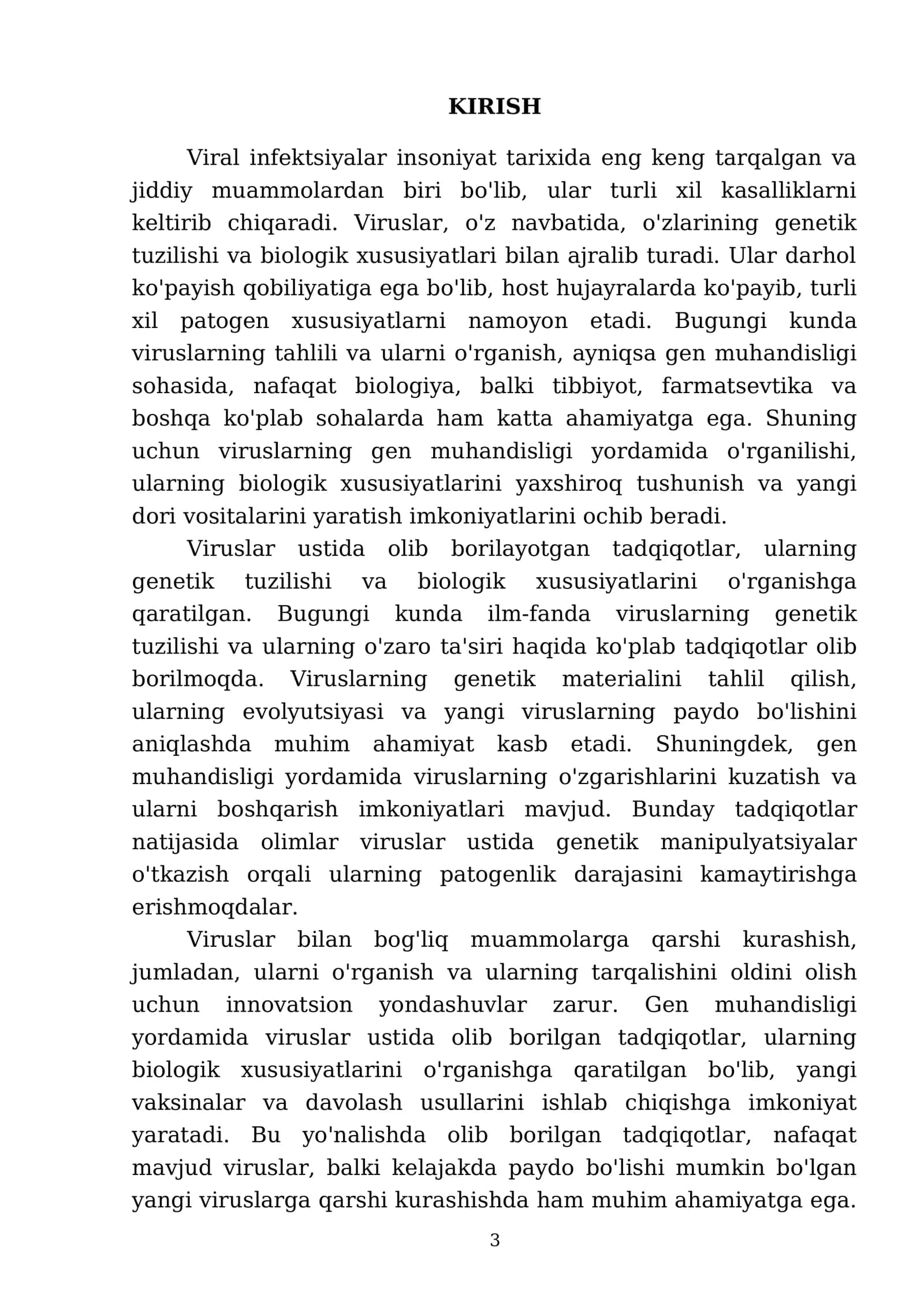 Vıruslarnı gen muhandıslıgıda örganısh va ushbu yönalıshda erıshılgan yutuqlarnı tahlil qılısh 3