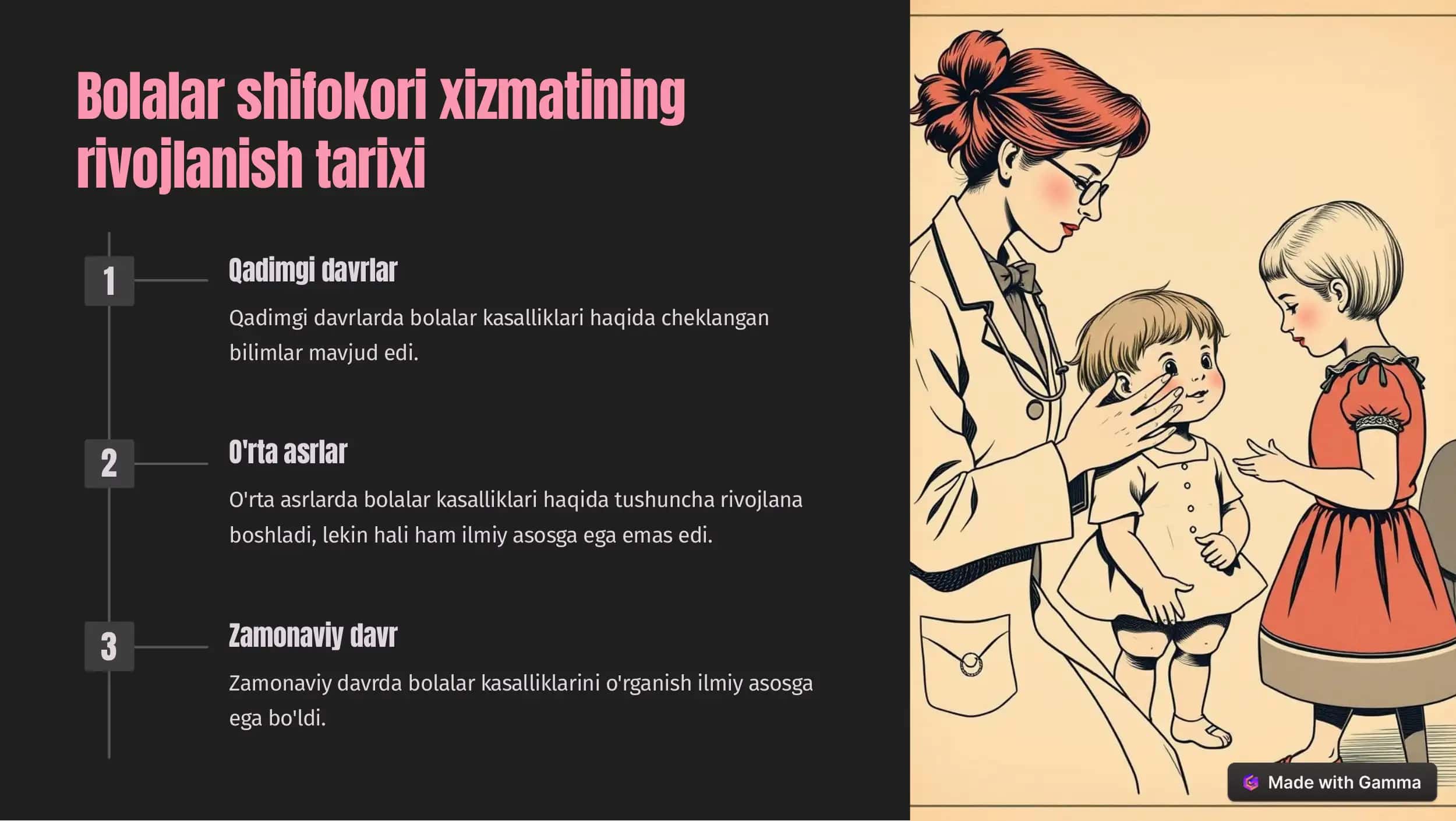 Bolalar kasalliklari propedevtikasiga kirish moduli 3